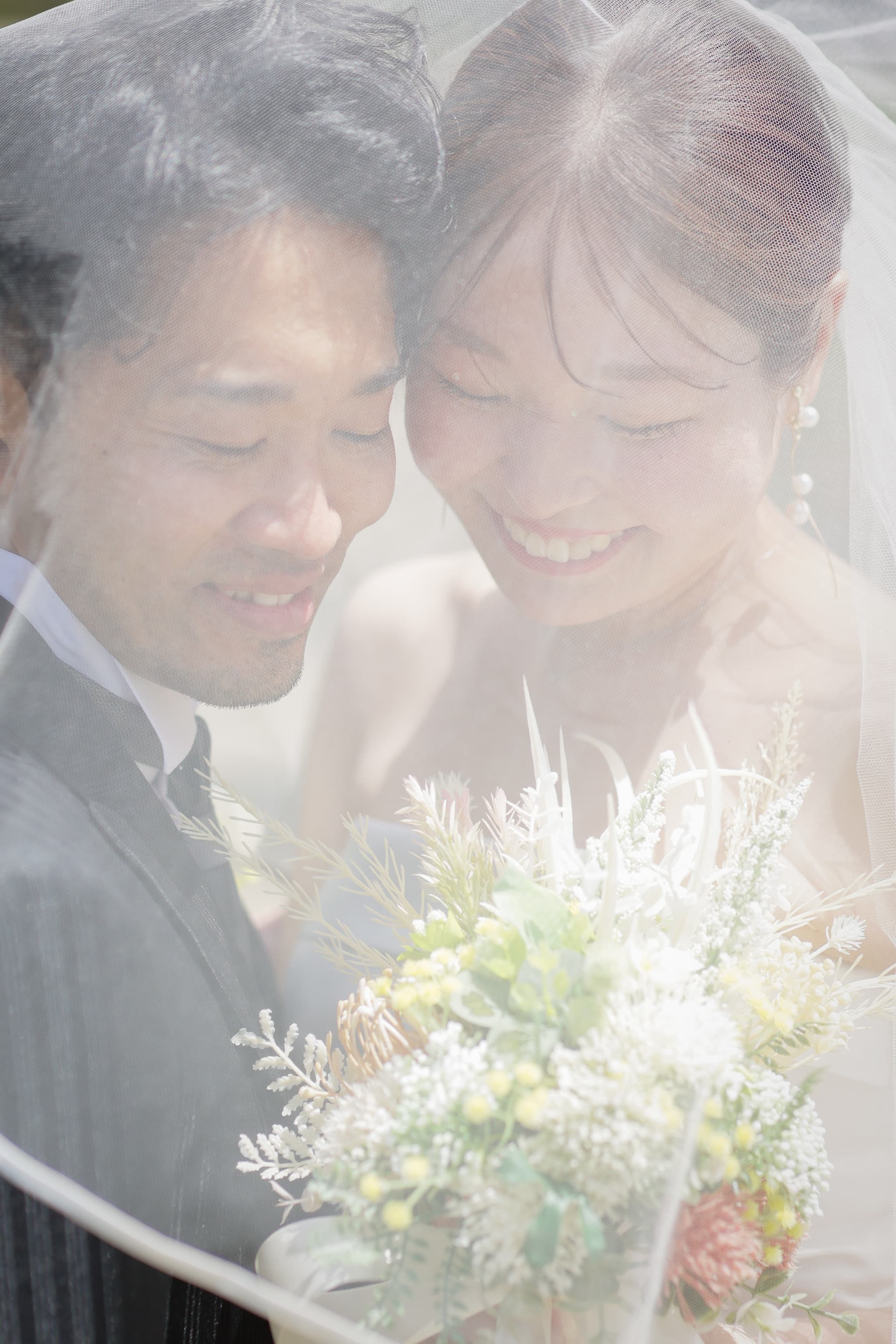 挙式後の定禅寺通りでの撮影♪