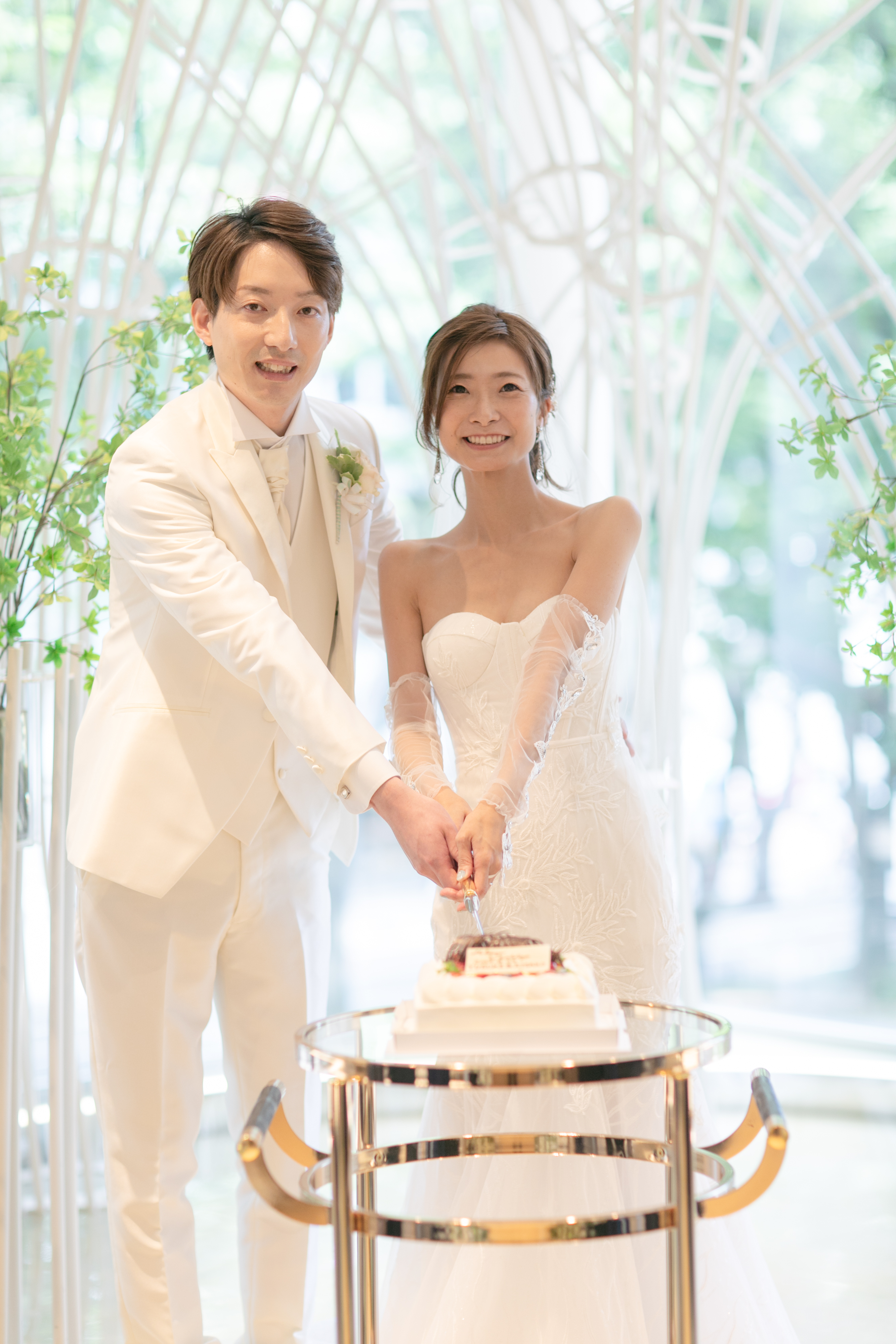 家族での挙式♪リングを届けるお子様も大活躍!