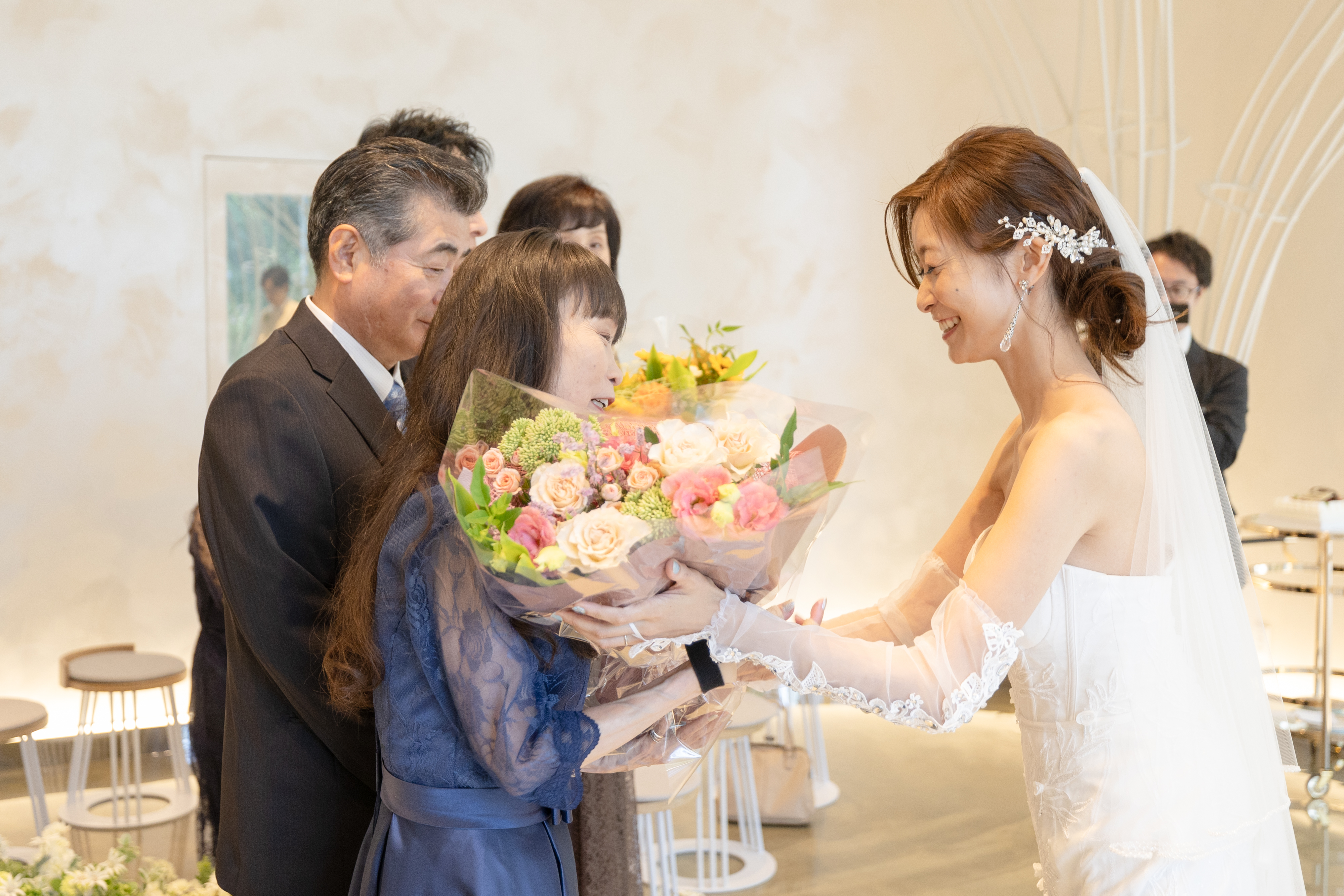 家族での挙式♪リングを届けるお子様も大活躍!