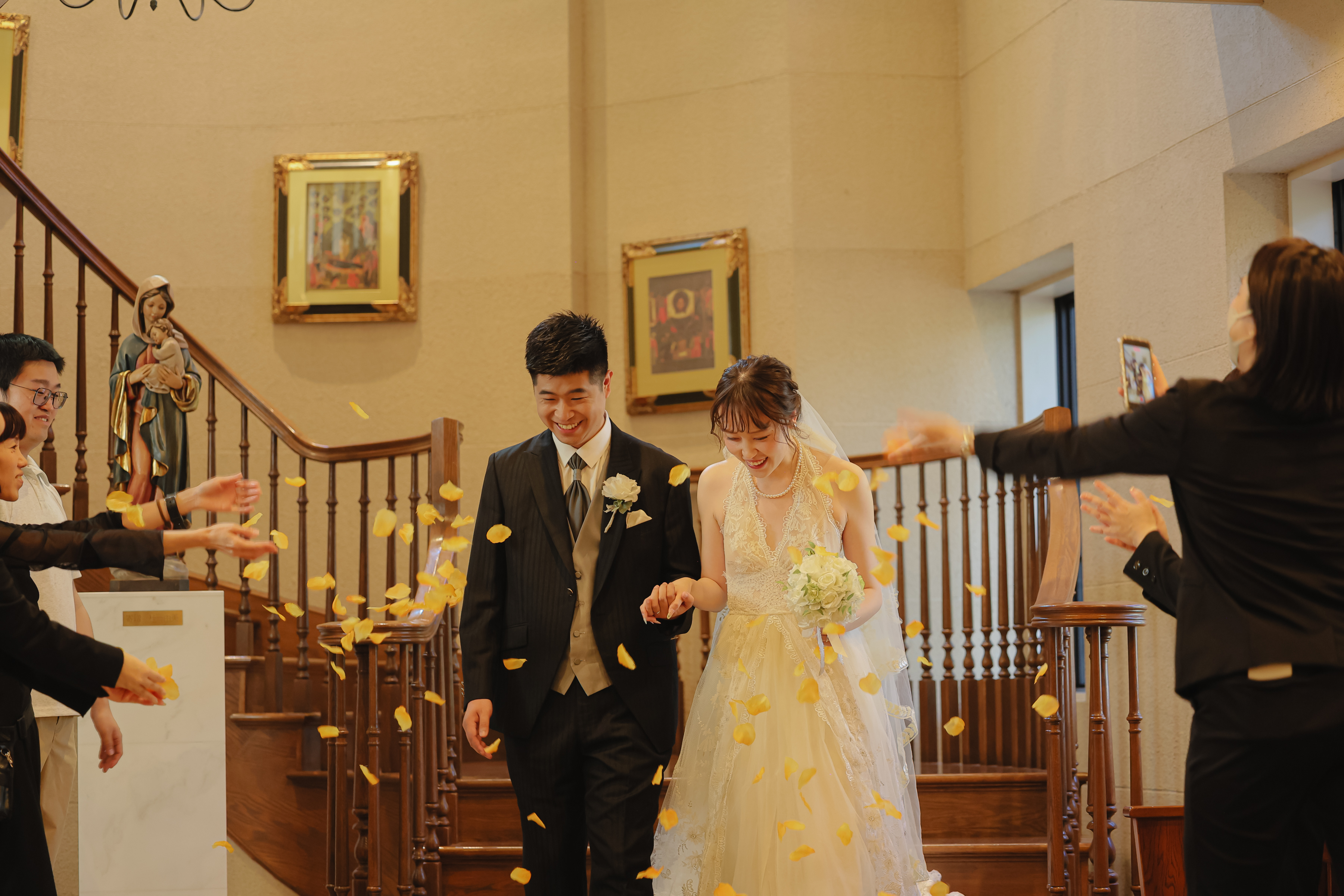 中国からお越しいただいたお客様。　　ご旅行かねて結婚式を