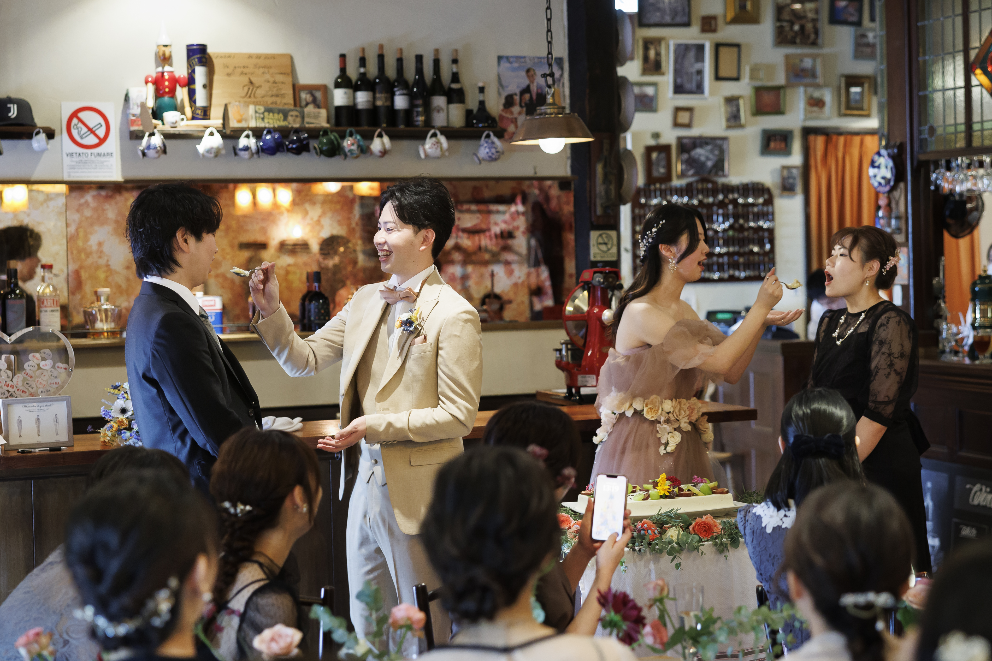 レストランウェディングで自由な結婚式を!