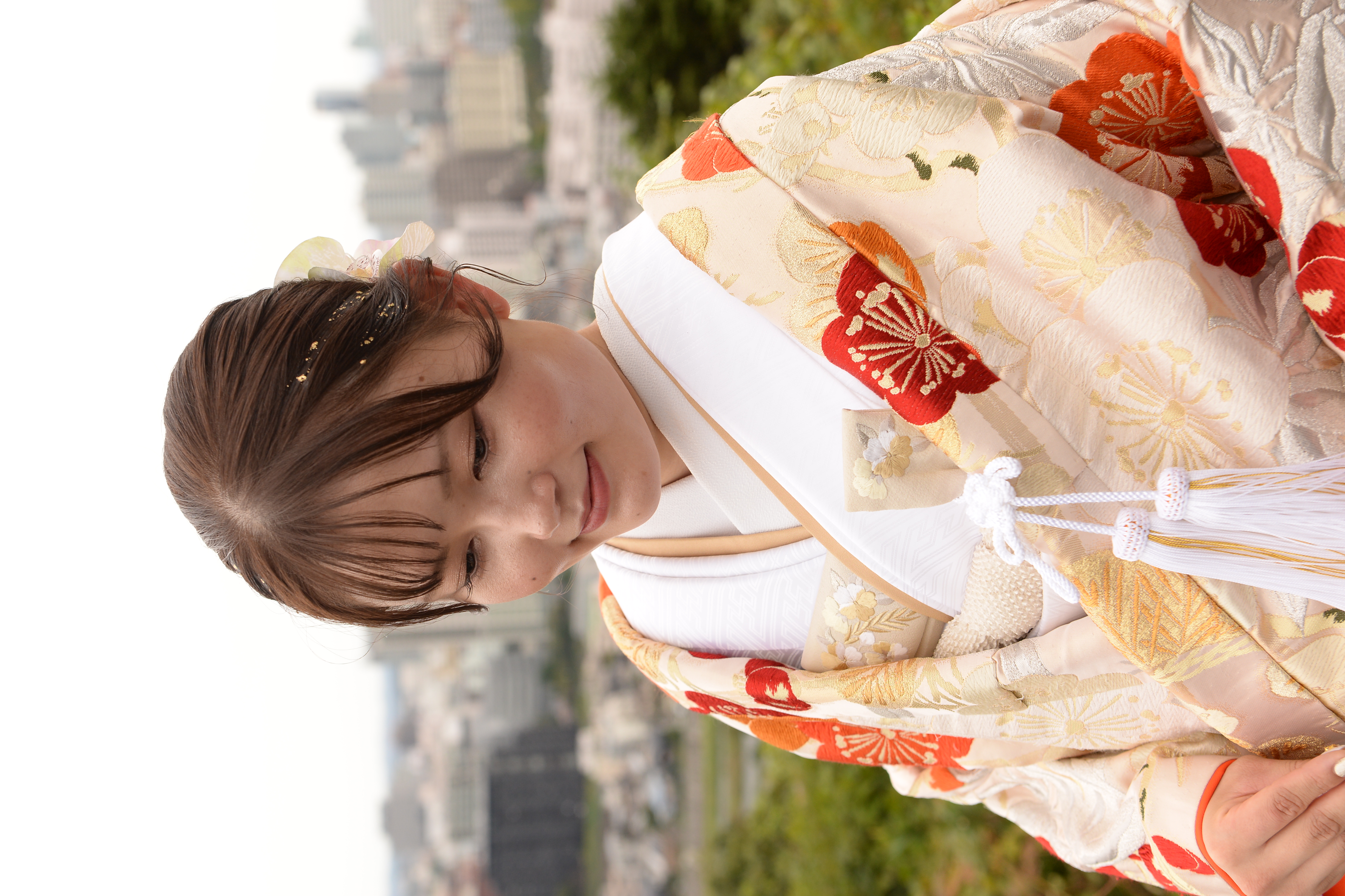 秋の神社式~白無垢で挙式、色打掛でロケーション撮影~