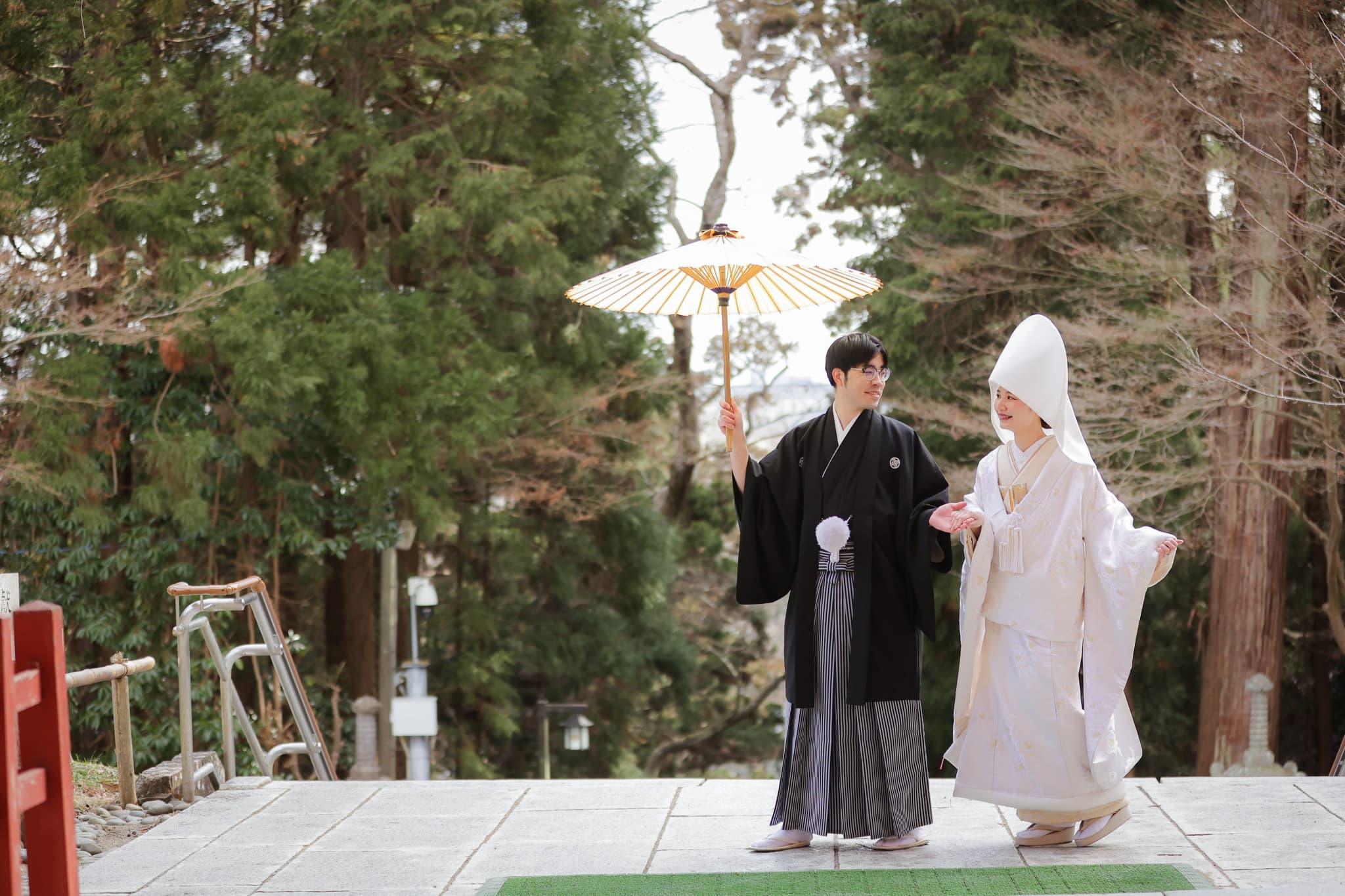 鹽竈神社での挙式+ロケーション撮影