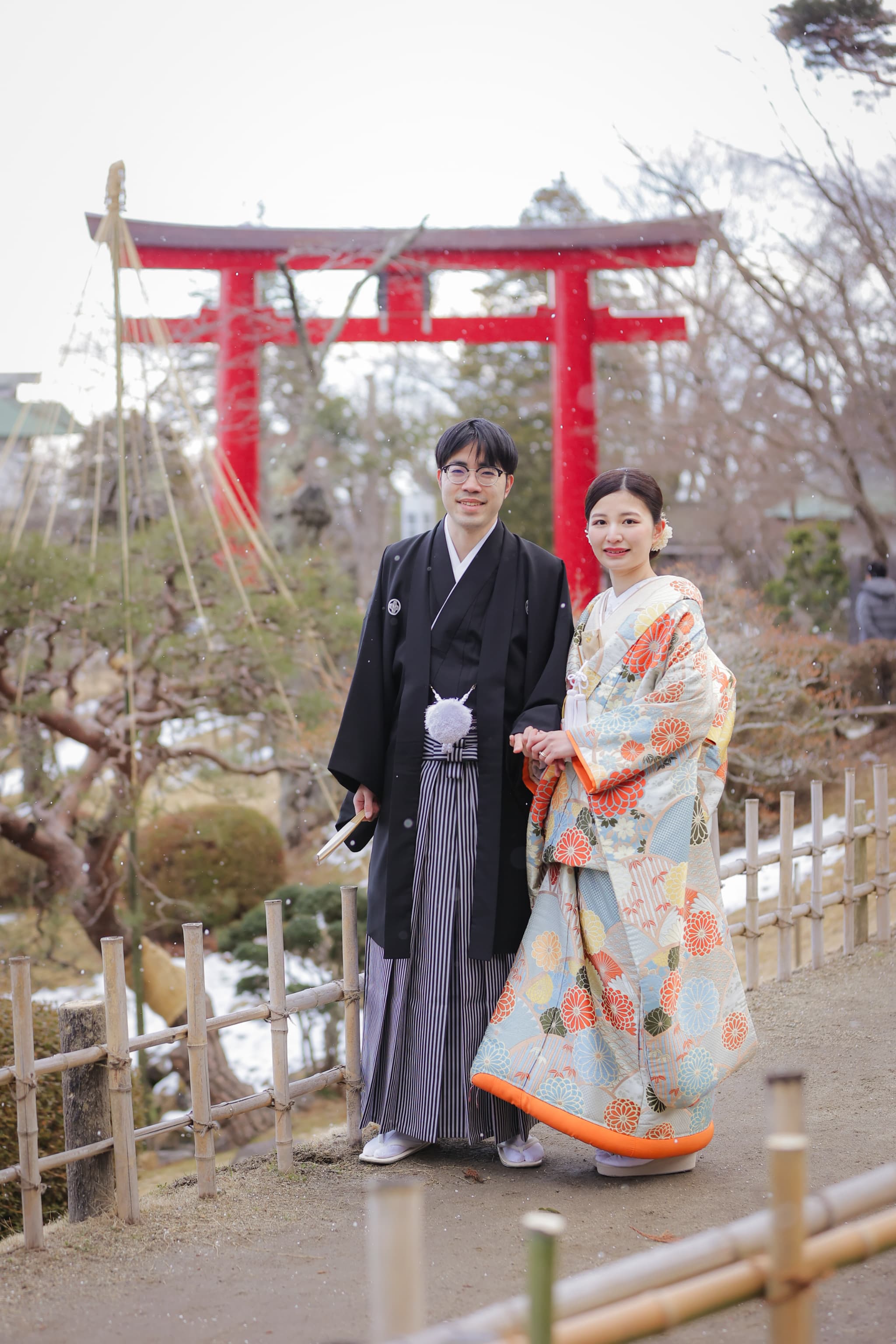 鹽竈神社での挙式+ロケーション撮影