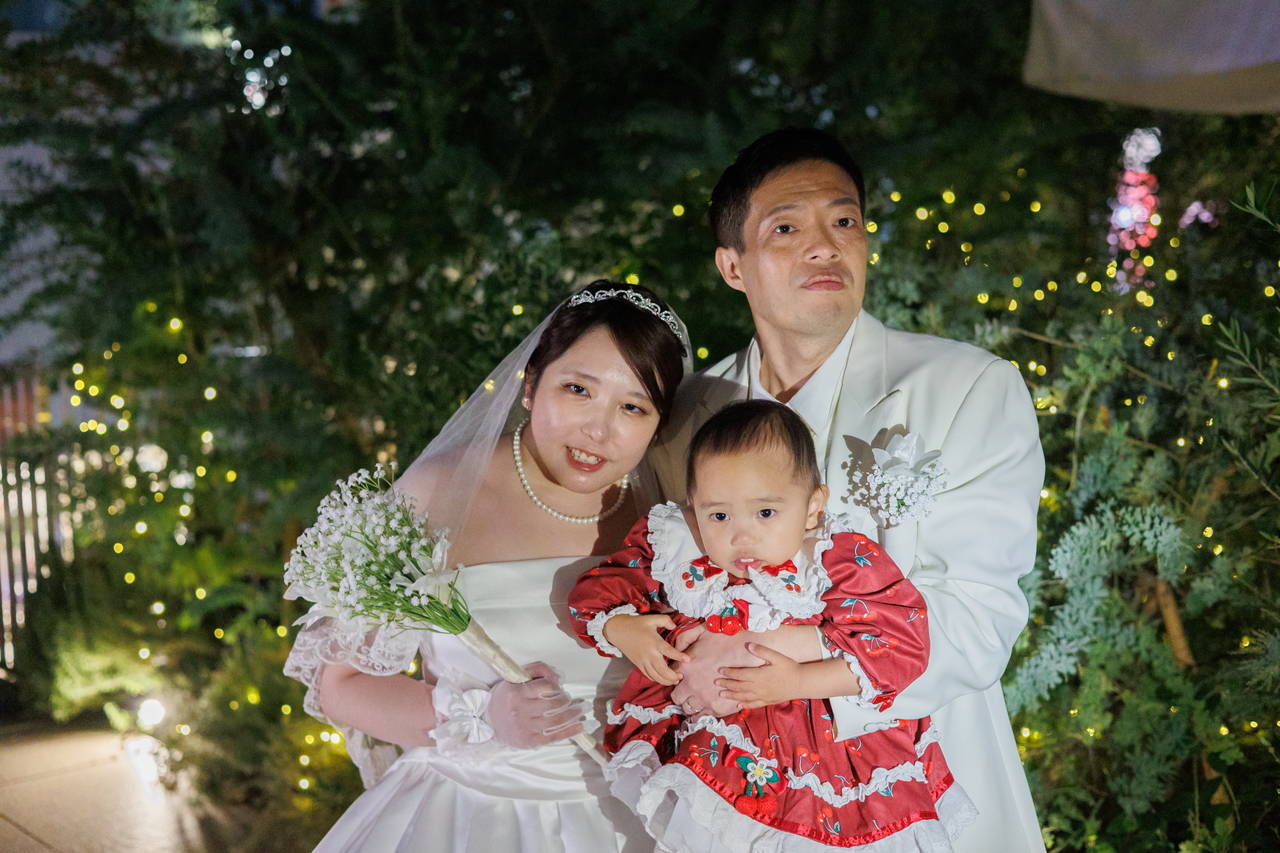 ナイトウェディングのお写真🕯