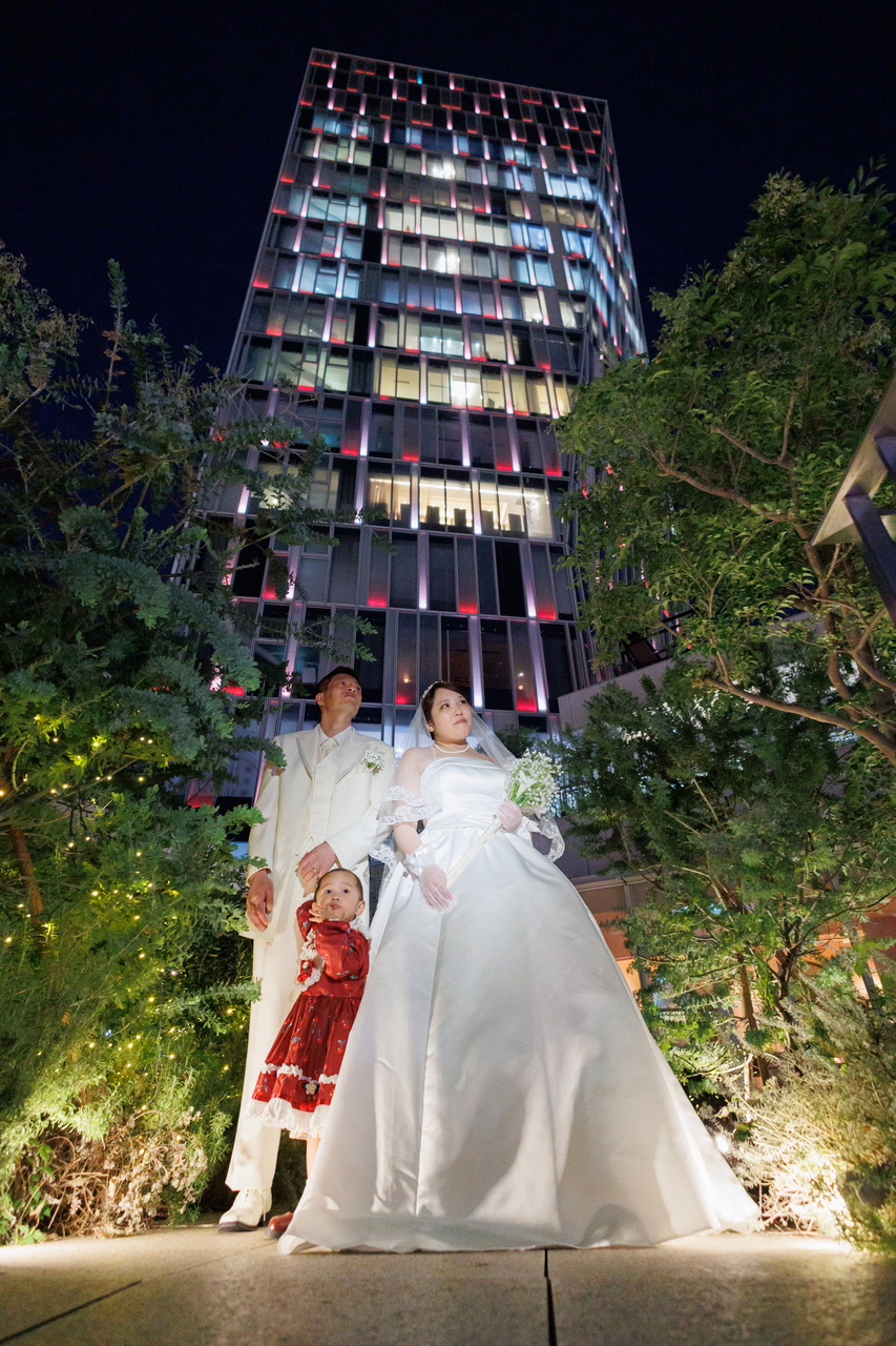 ナイトウェディングのお写真🕯