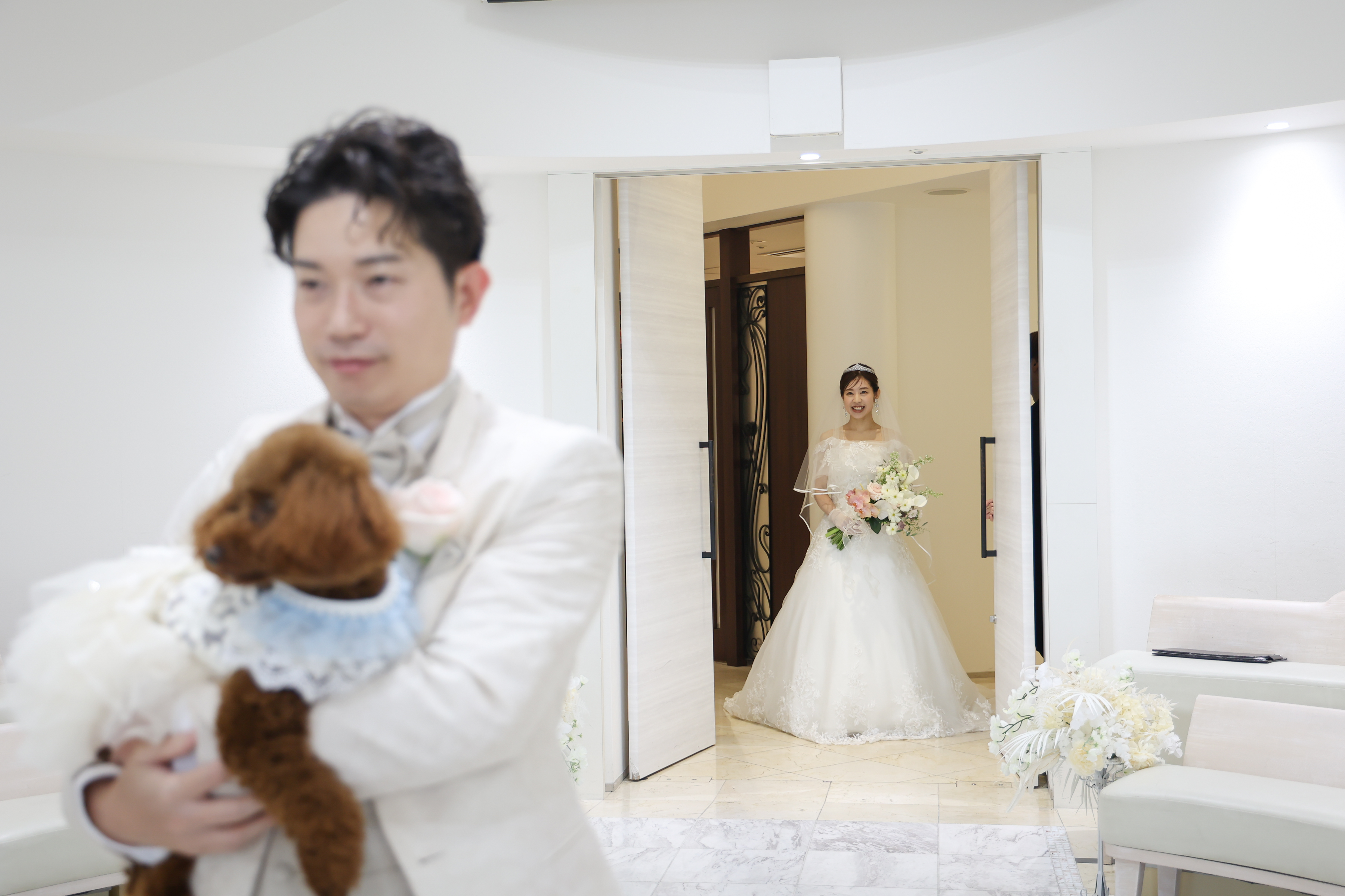 犬ちゃんと一緒にファーストミート!!