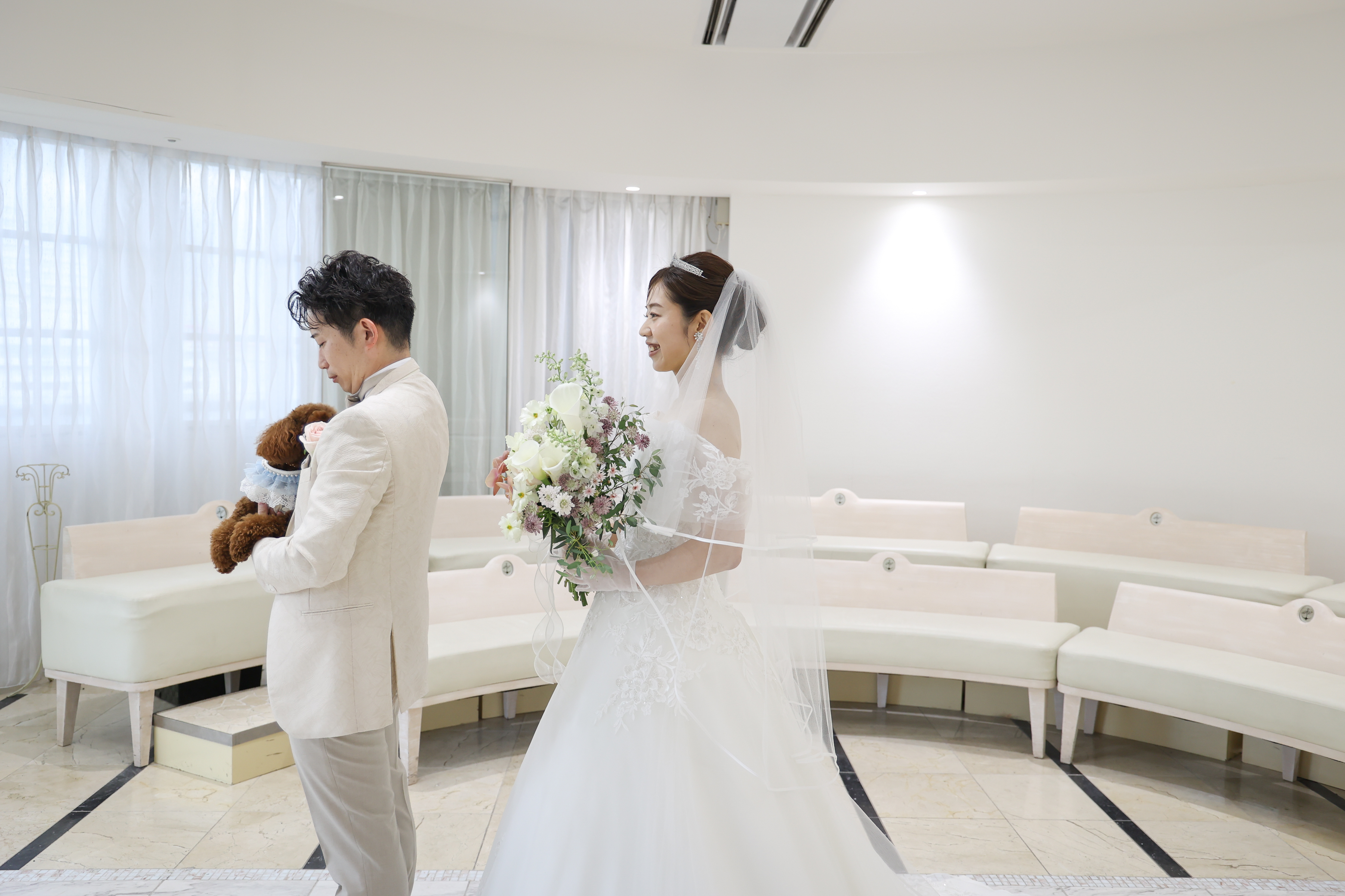 犬ちゃんと一緒にファーストミート!!