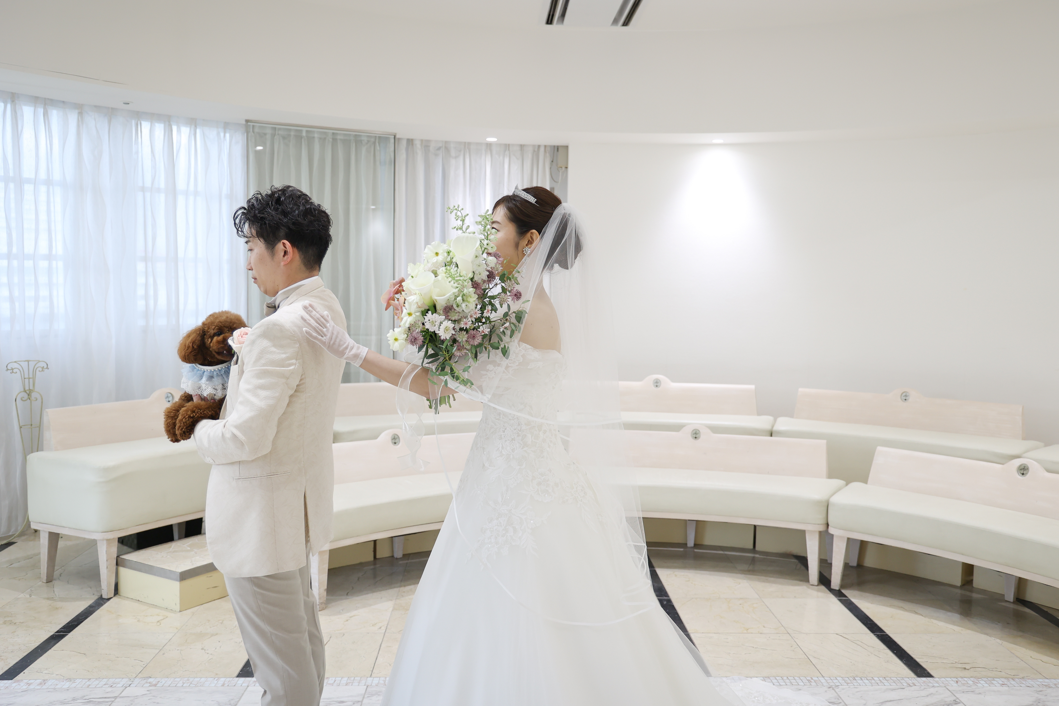 犬ちゃんと一緒にファーストミート!!