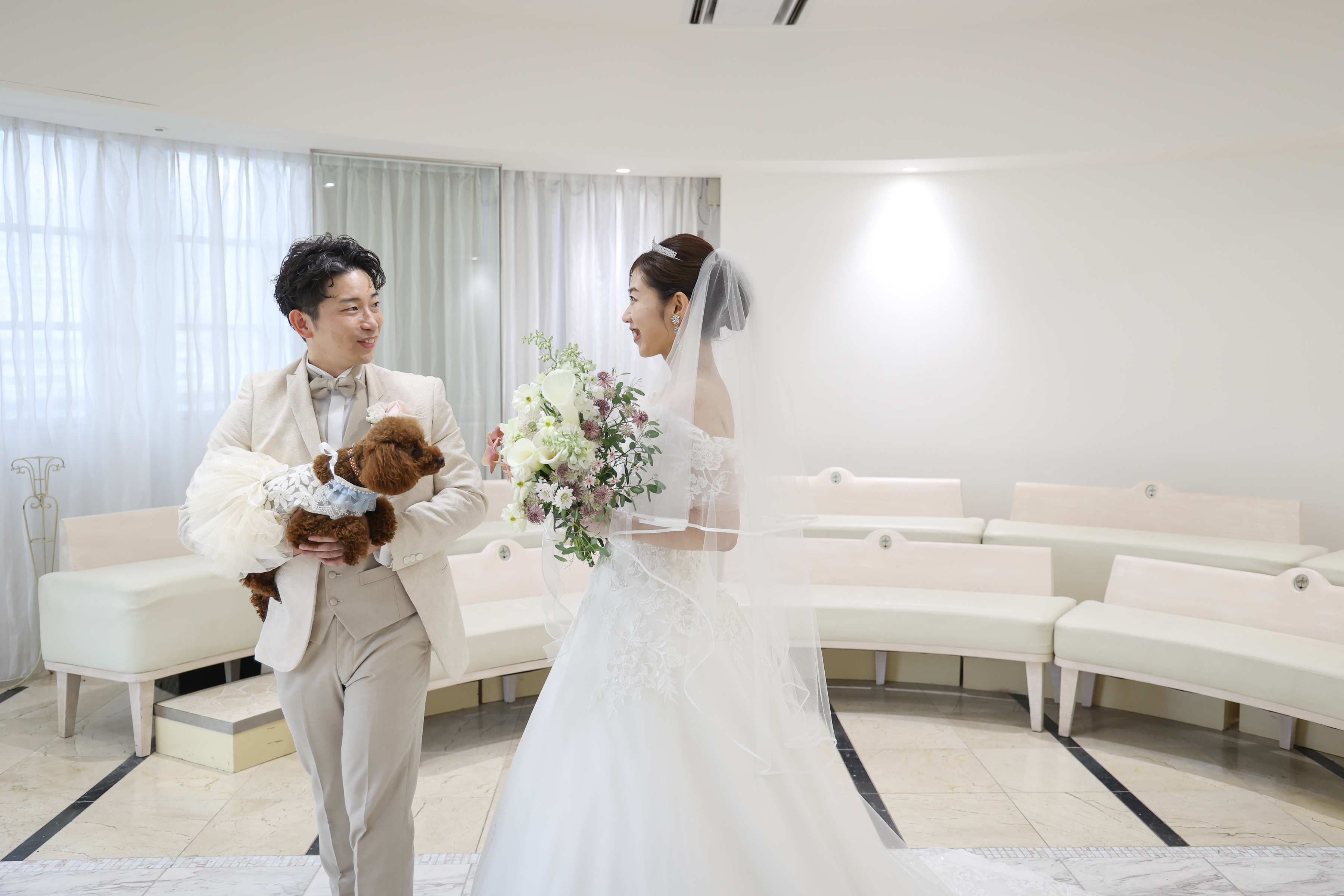 犬ちゃんと一緒にファーストミート!!