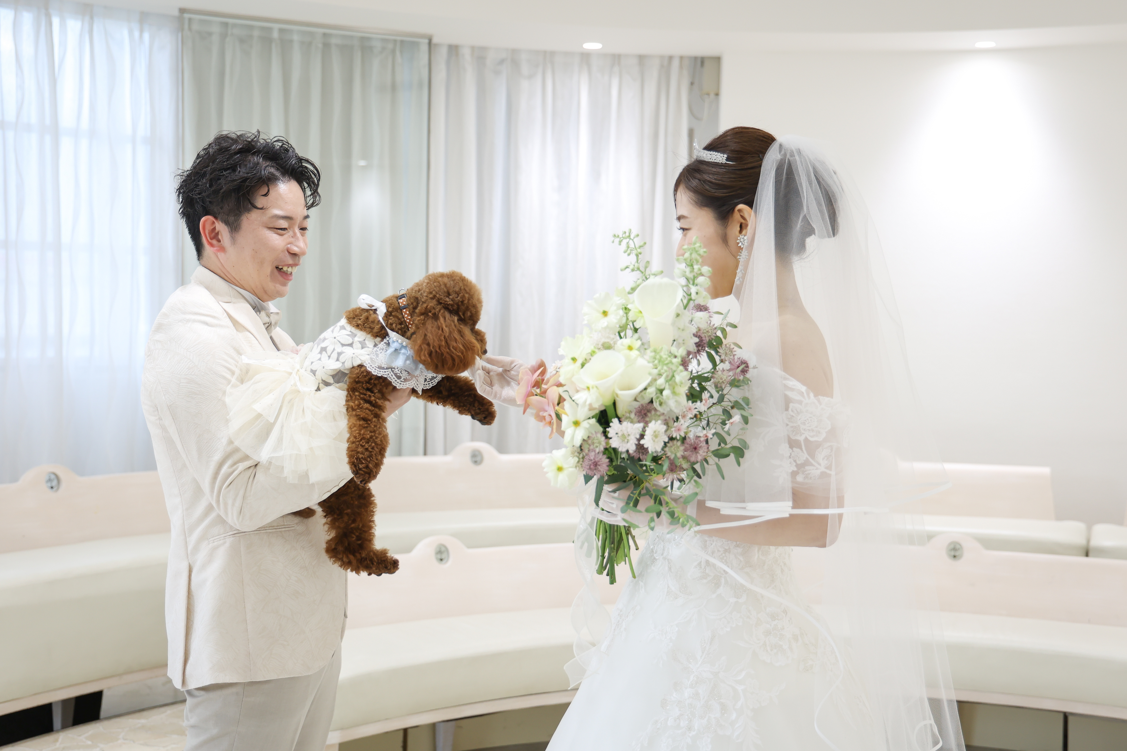 犬ちゃんと一緒にファーストミート!!