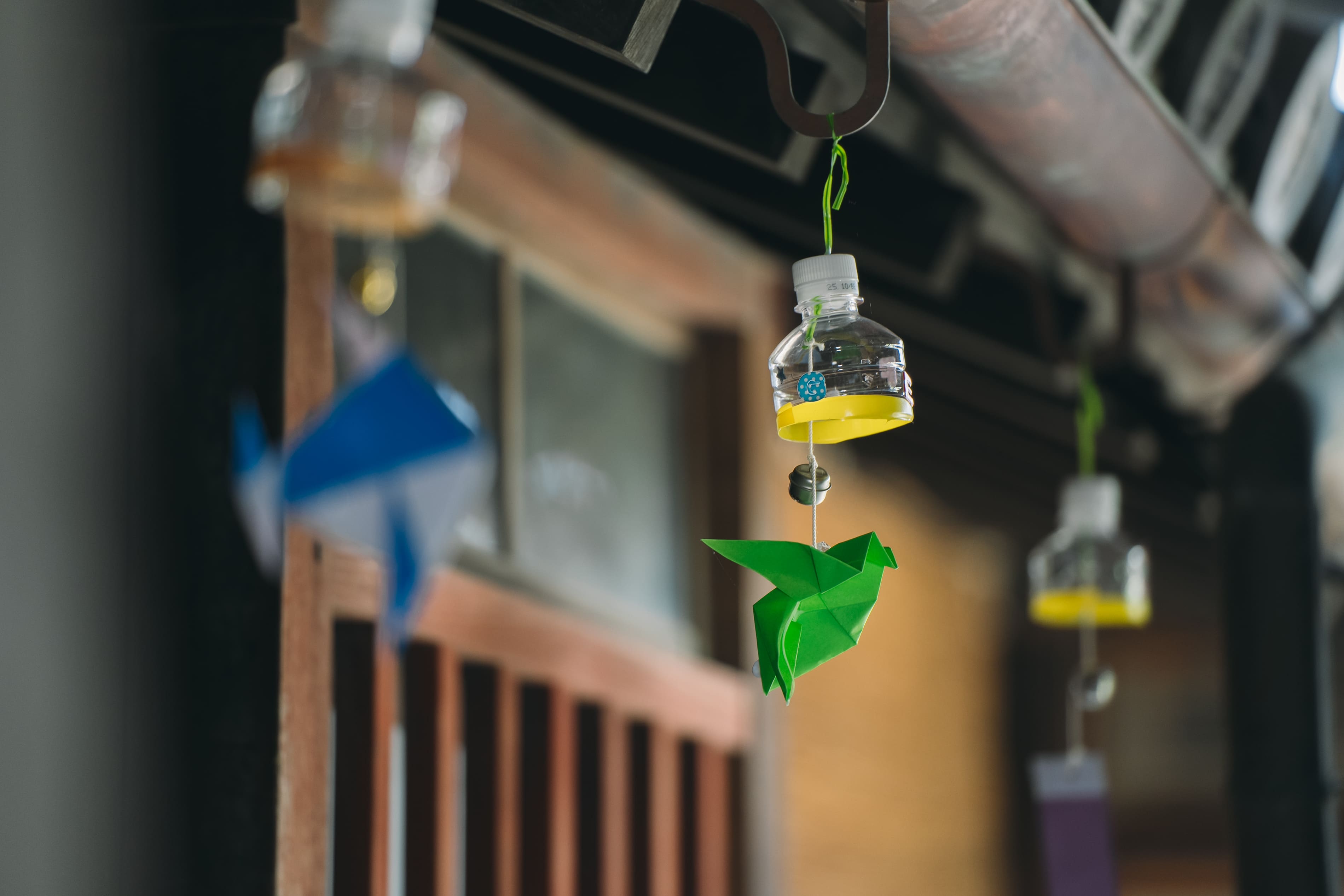 風鈴が響く、古民家で