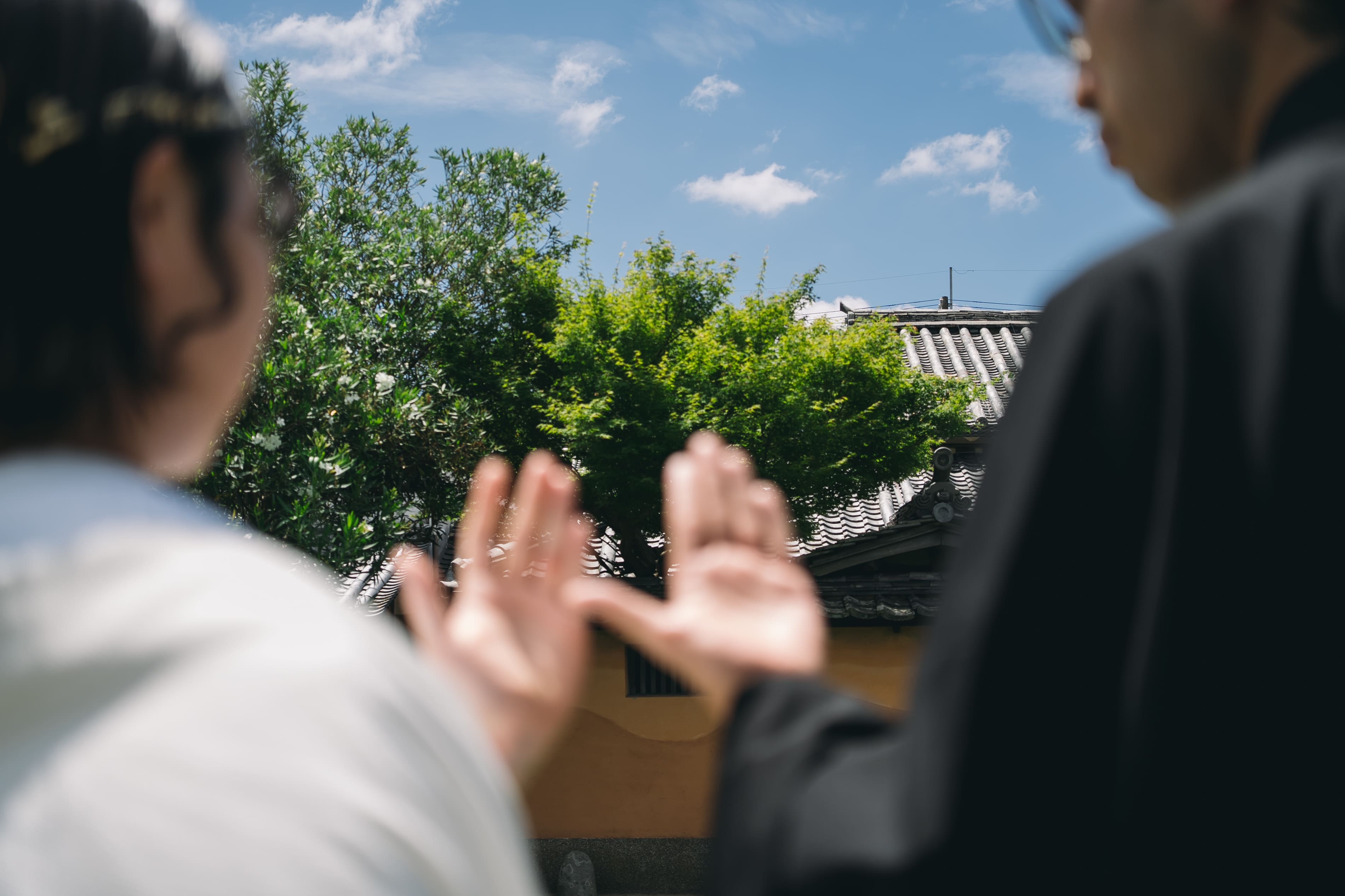 風鈴が響く、古民家で