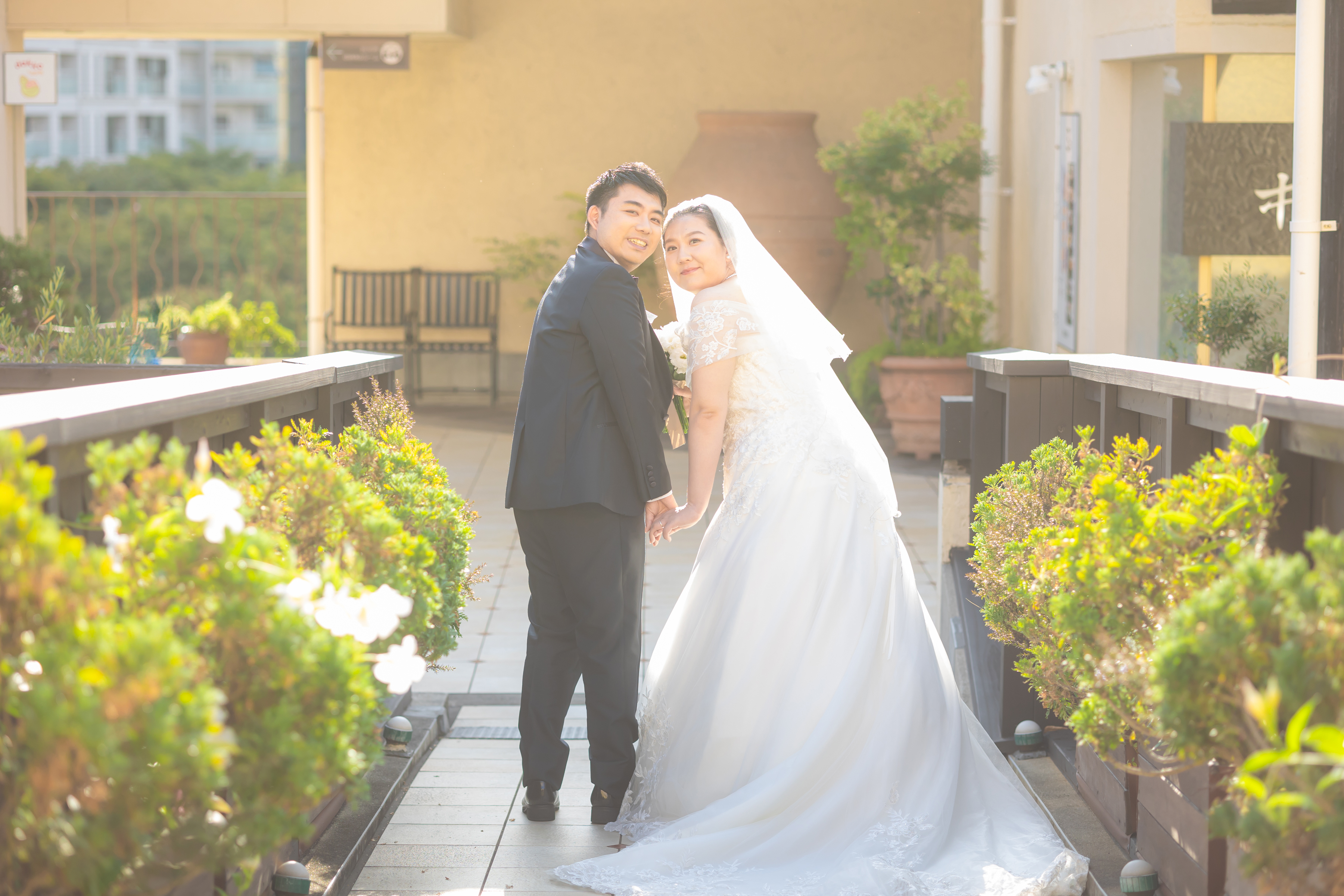 夕暮れフォトウエディング！！