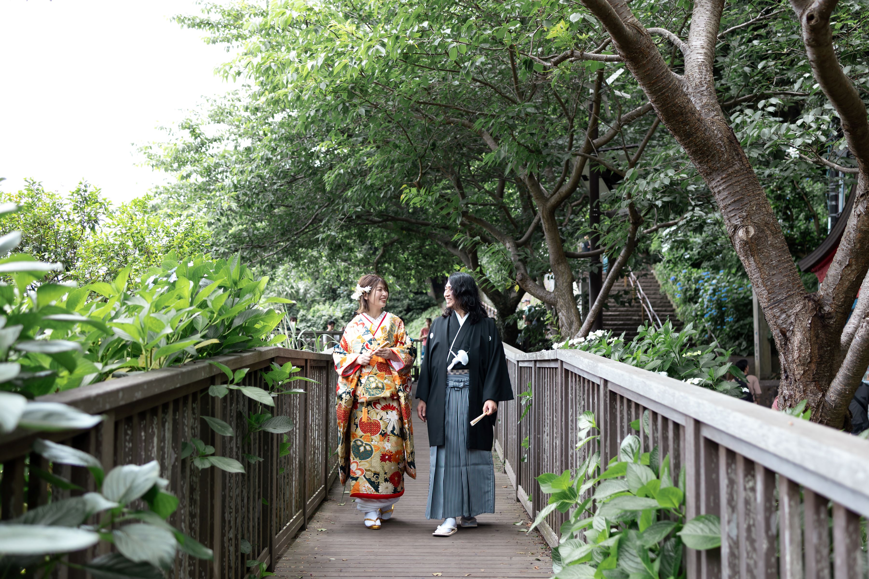 小さな結婚式横浜店～江の島の海と神社で、ふたりらしい和婚♡～