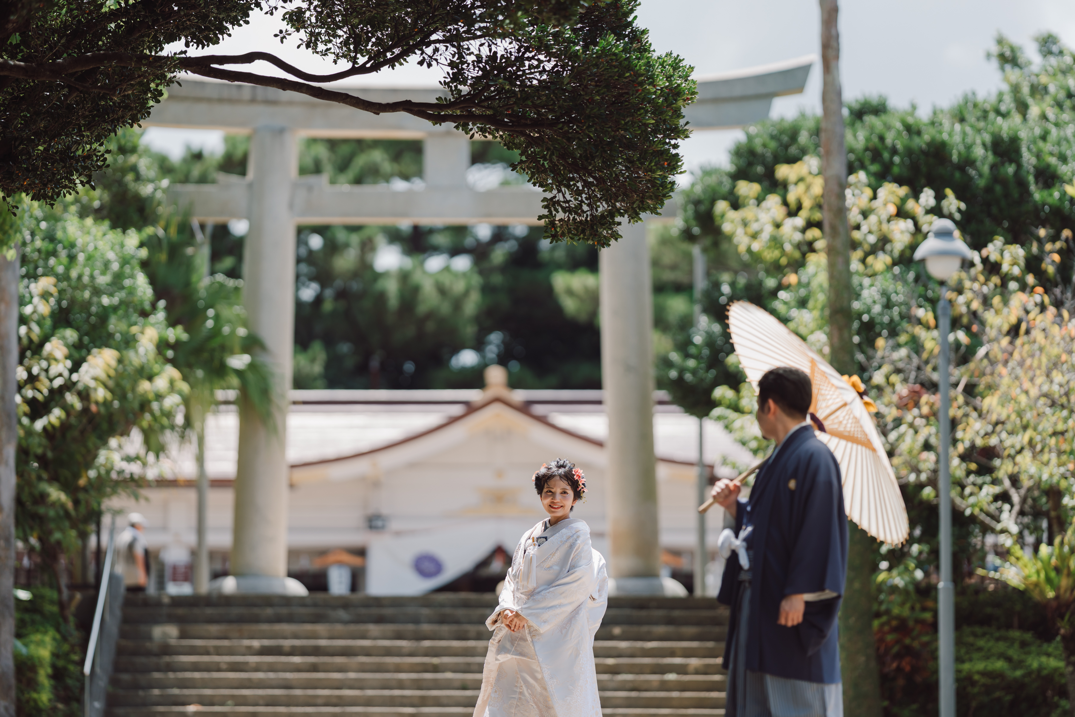 青い空と神前式~沖縄で伝統挙式~