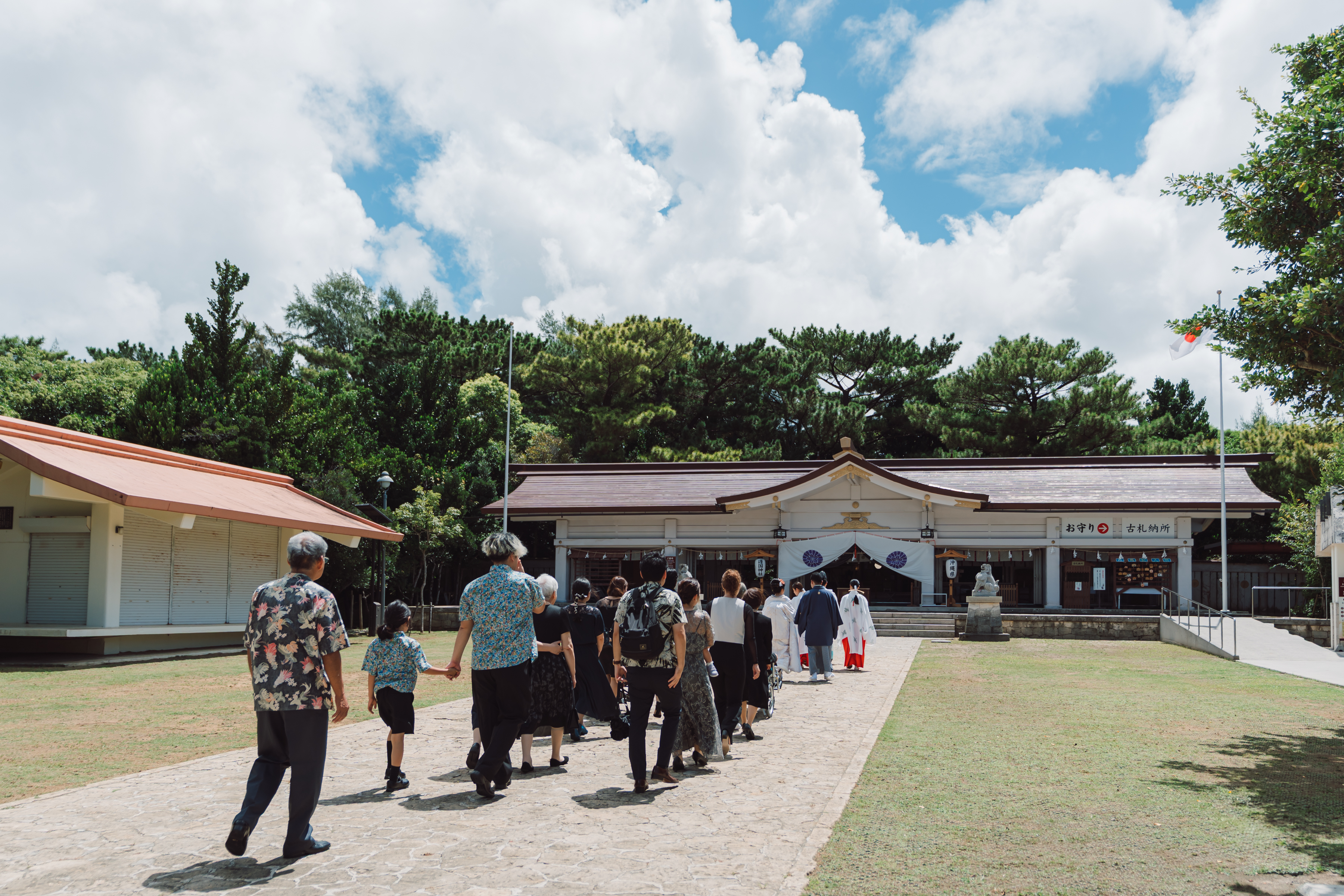 青い空と神前式~沖縄で伝統挙式~