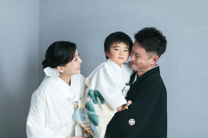 お子様と一緒にファミリーフォト♡