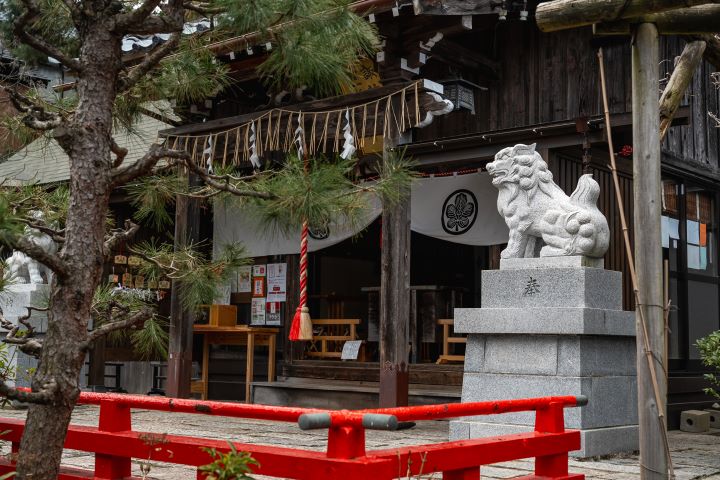 【新潟　寄居諏訪神社】神社でお二人式