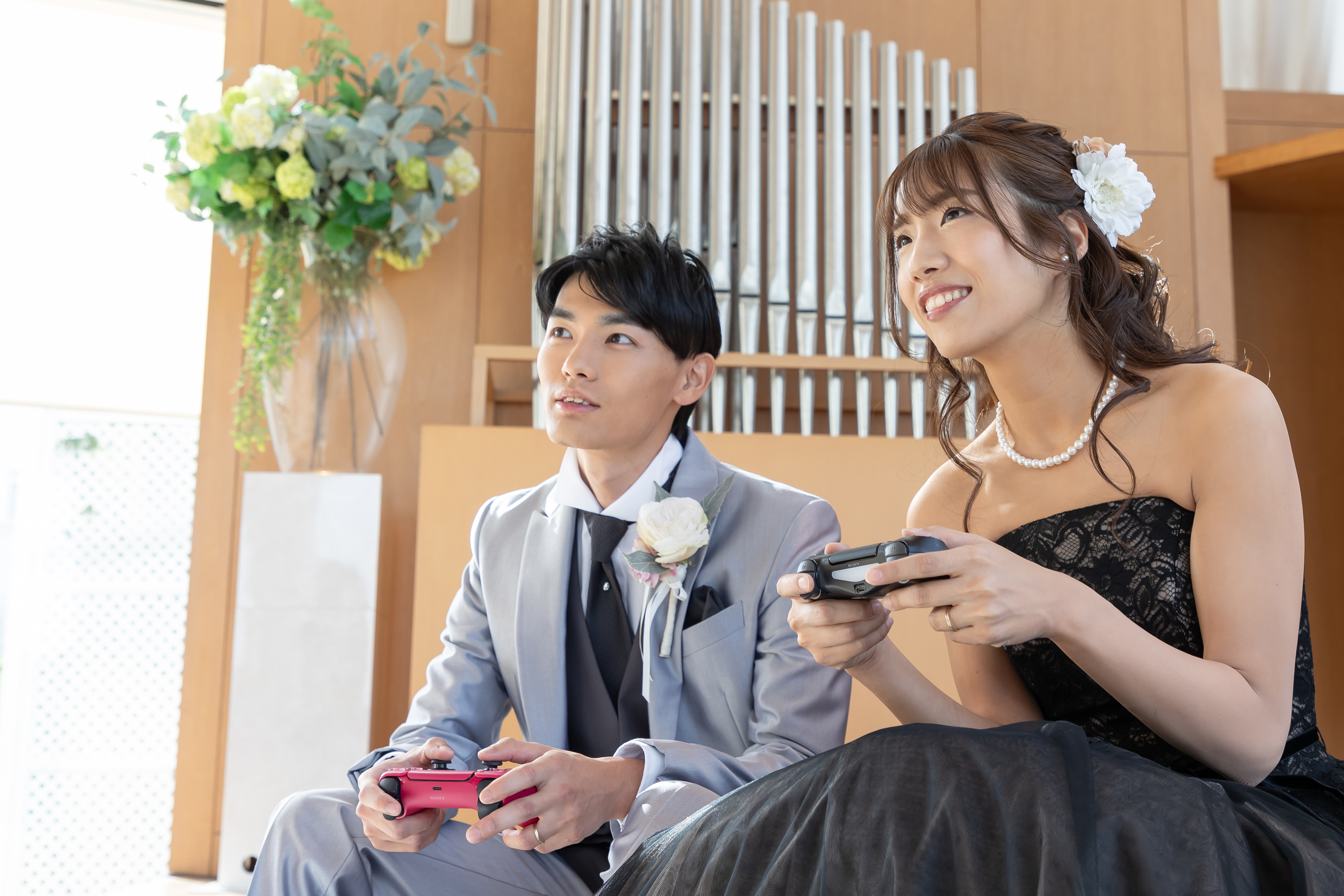 多彩なお持込みグッズでのフォトウェディング♪