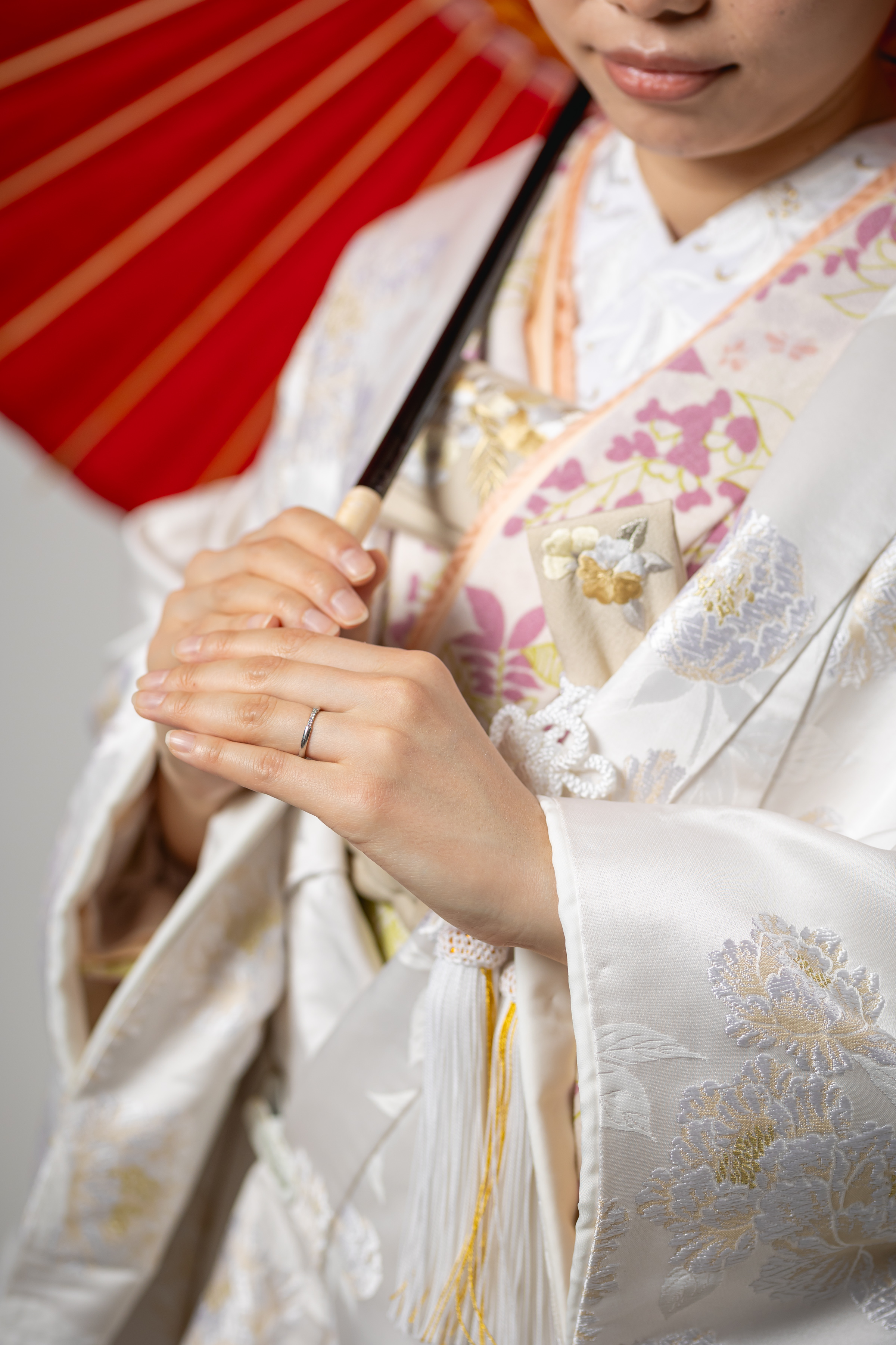 和装白無垢チャペル撮影