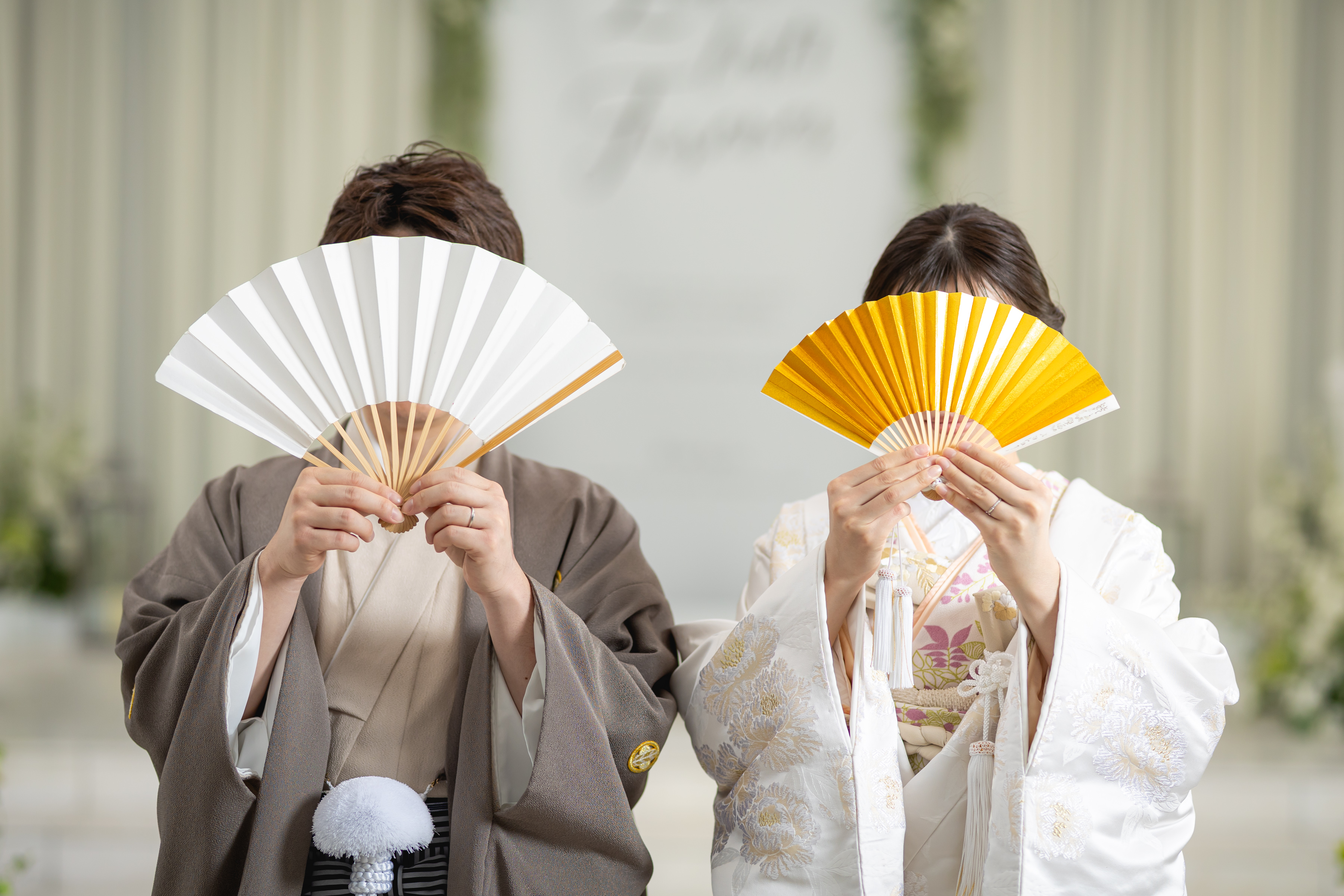 和装白無垢チャペル撮影