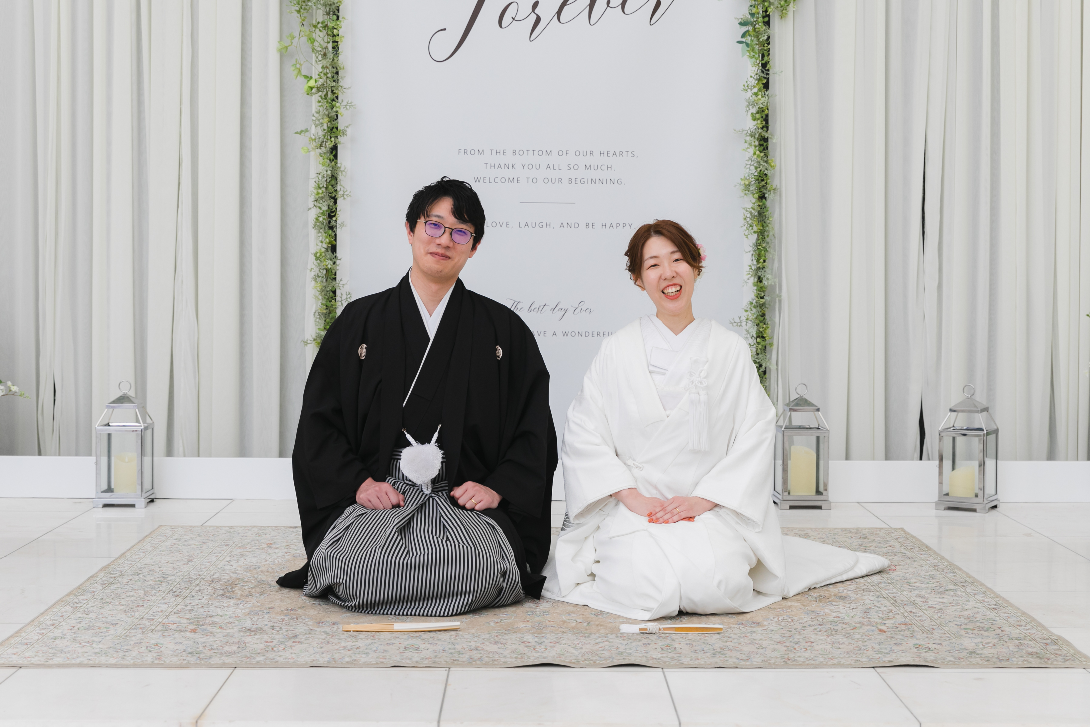 撮影アイテムでお二人らしさをプラス✨