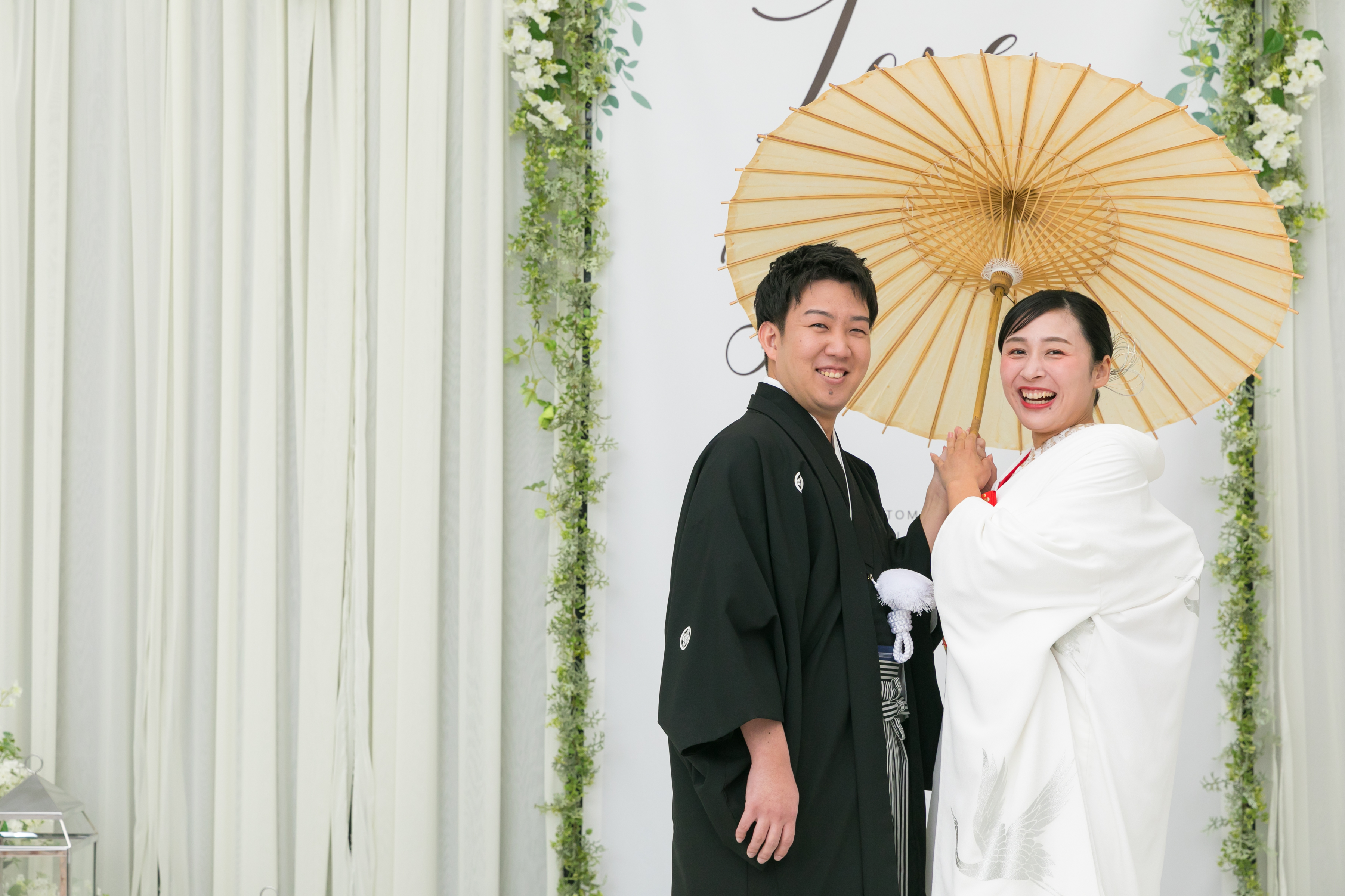 和装×生花ブーケ?