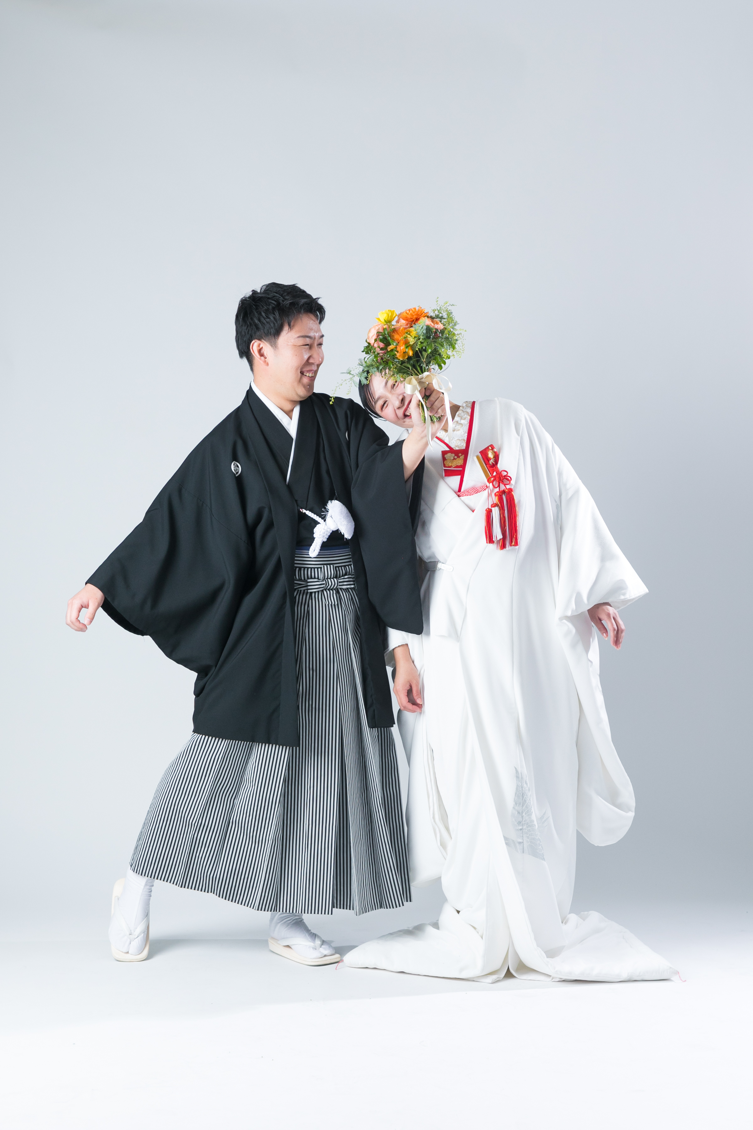 和装×生花ブーケ?