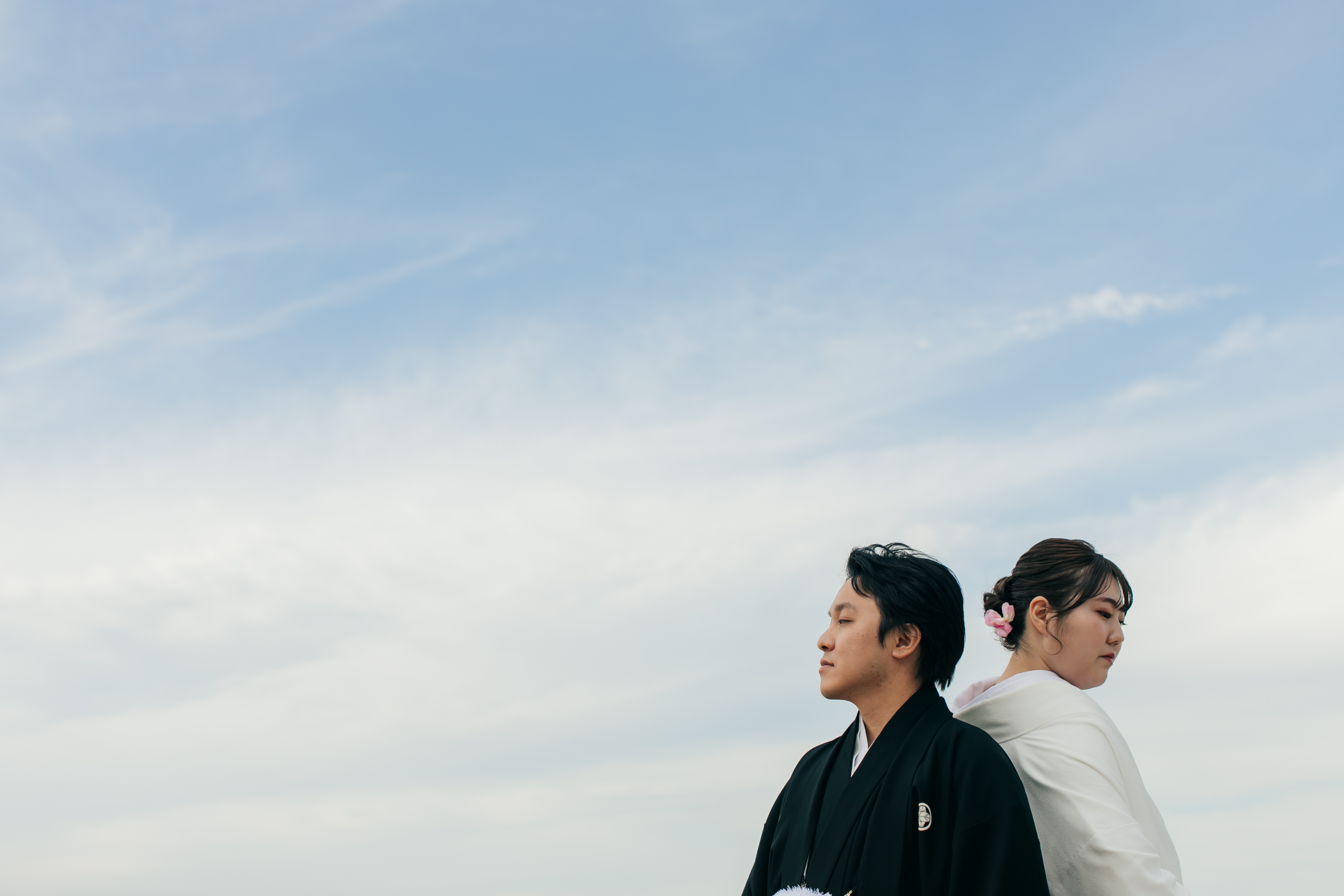 和装で海ロケーション♪