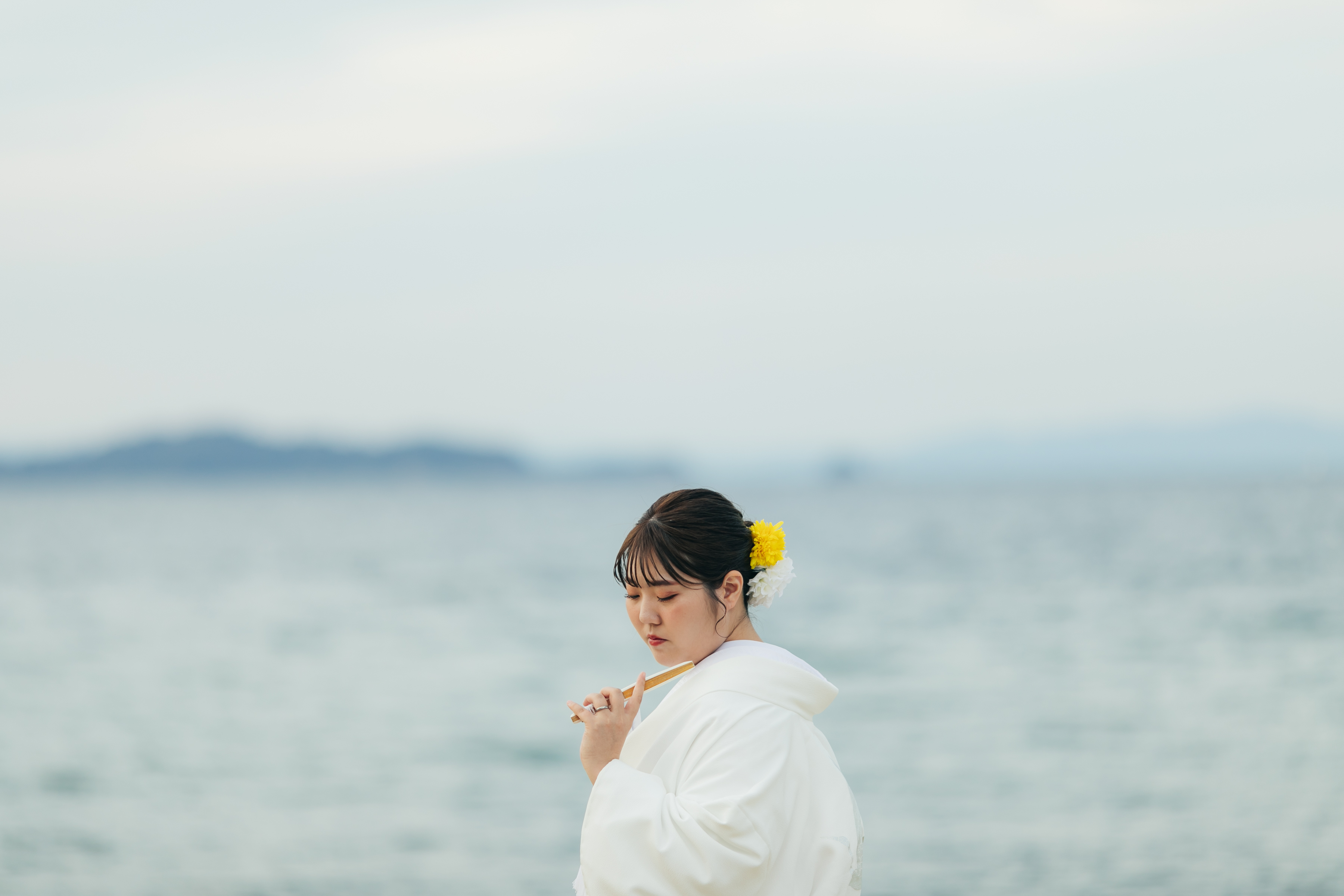 和装で海ロケーション♪