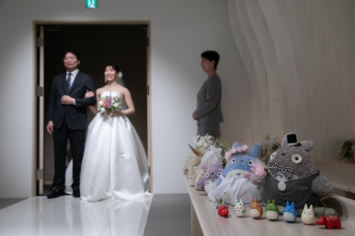 フォトウェディングだからこそ、ゆっくり家族におひろめ♪