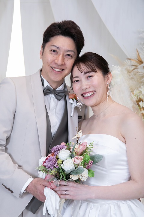 フォトウェディングだからこそ、ゆっくり家族におひろめ♪