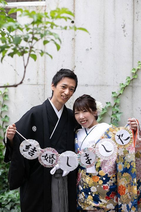 小さな結婚式福岡店　衣装3点のフォトウェディング