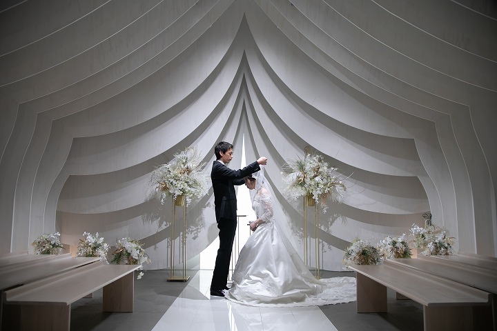 小さな結婚式福岡店　衣装3点のフォトウェディング