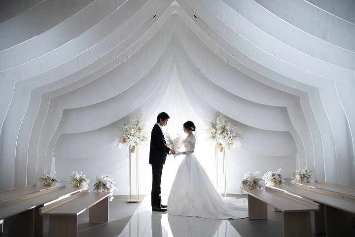 小さな結婚式福岡店　衣装3点のフォトウェディング