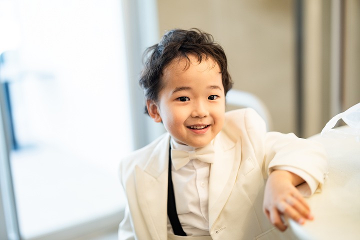 お子様と一緒にフォトウェディング♪　洋装撮影