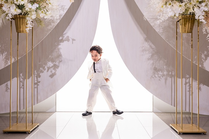 お子様と一緒にフォトウェディング♪ 洋装撮影