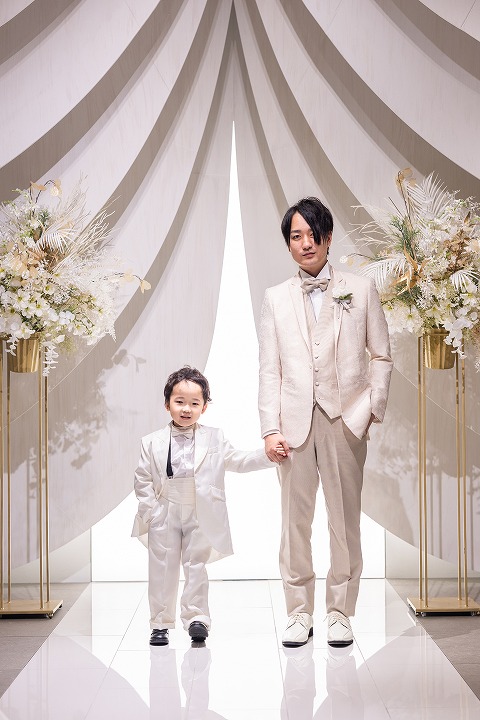 お子様と一緒にフォトウェディング♪ 洋装撮影