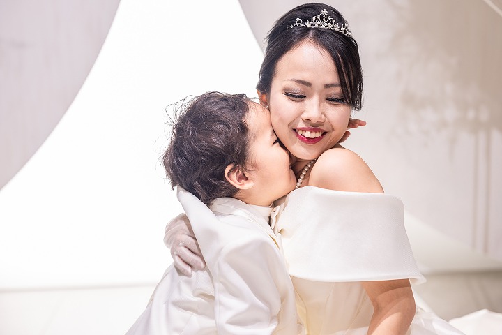 お子様と一緒にフォトウェディング♪ 洋装撮影