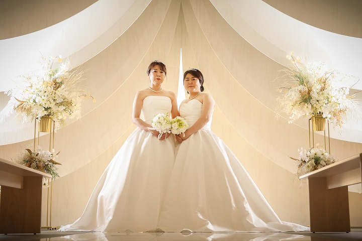 【ご友人様と一緒に♪】ソロフォトウェディング