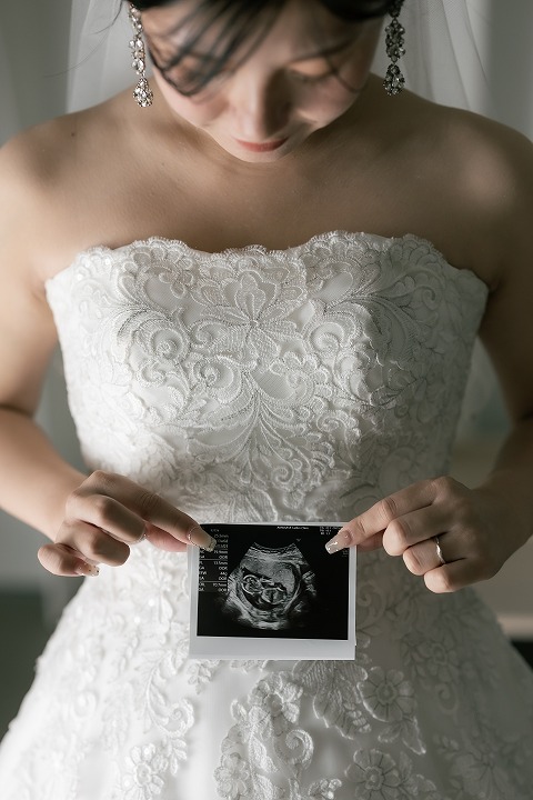 マタニティフォトウェディング　～ウェディングドレス👗～
