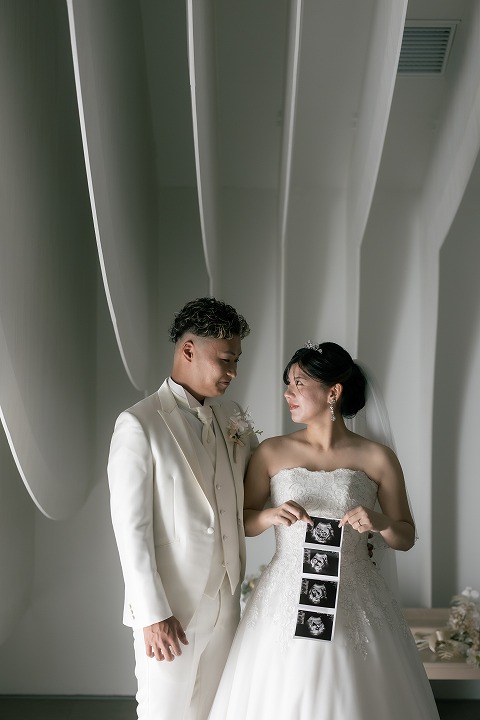 マタニティフォトウェディング　～ウェディングドレス👗～