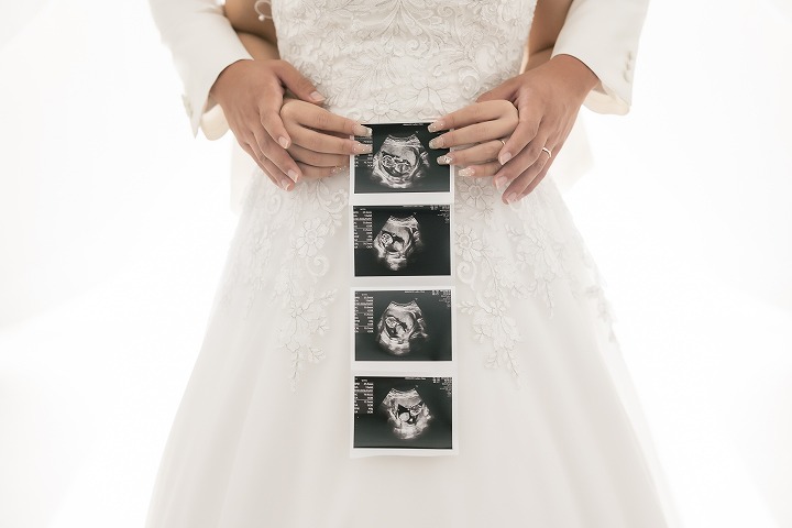 マタニティフォトウェディング　～ウェディングドレス👗～