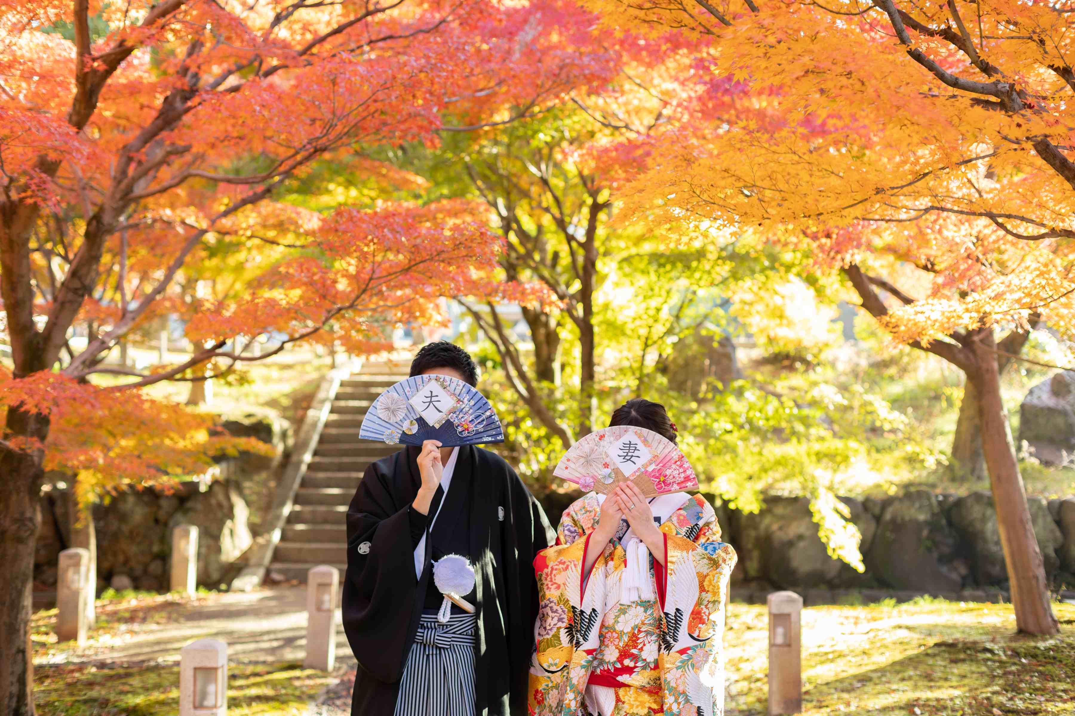 まだ間に合います！小さな結婚式京都店で紅葉ロケーションフォト