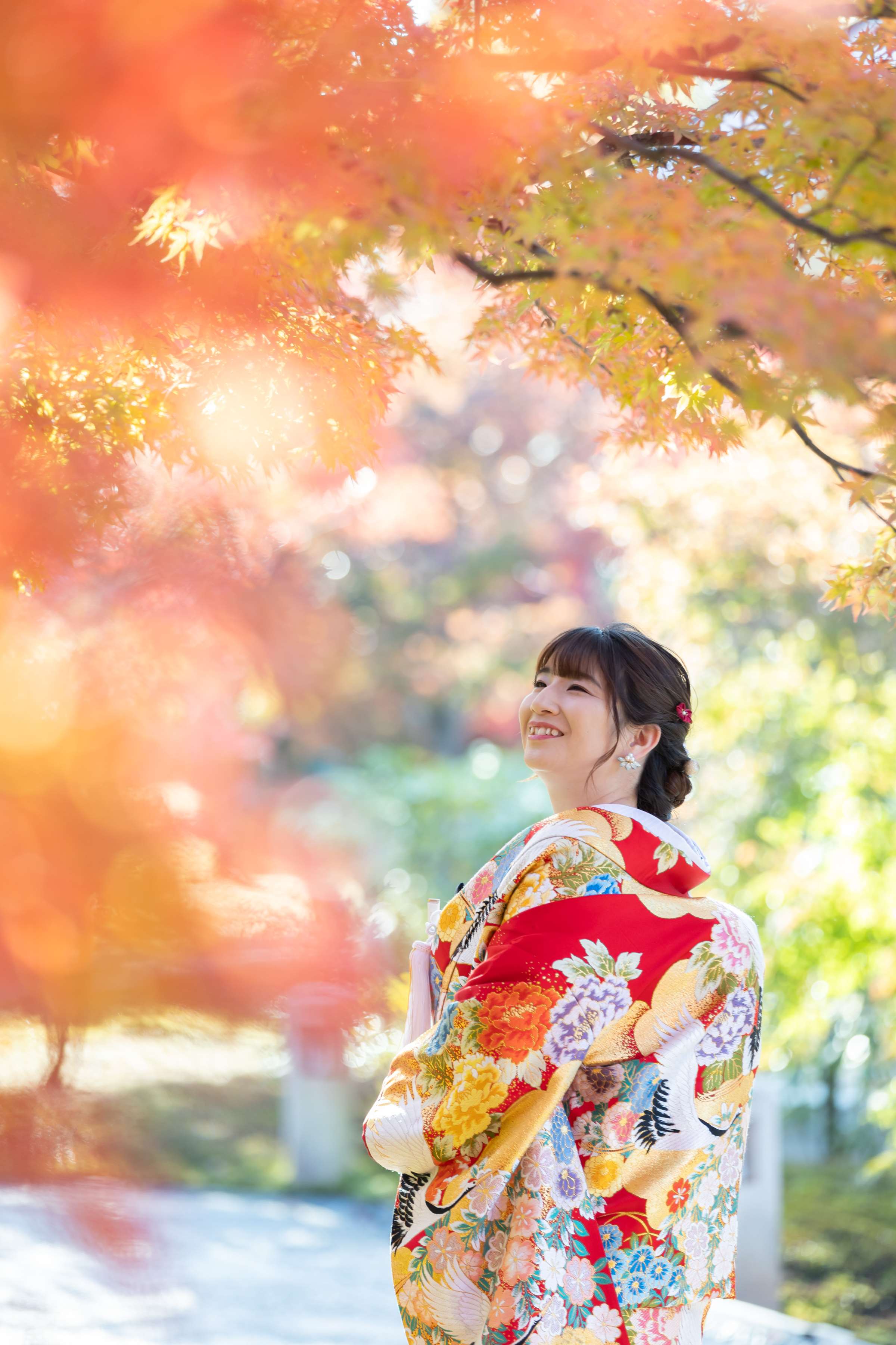 まだ間に合います！小さな結婚式京都店で紅葉ロケーションフォト