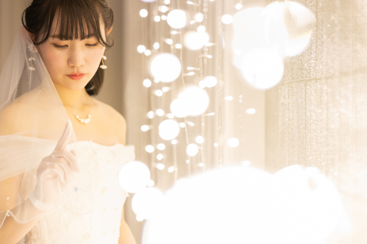 熊本チャペル　フォトウエディングレポート　No.51　チャペルでイルミネーションフォト