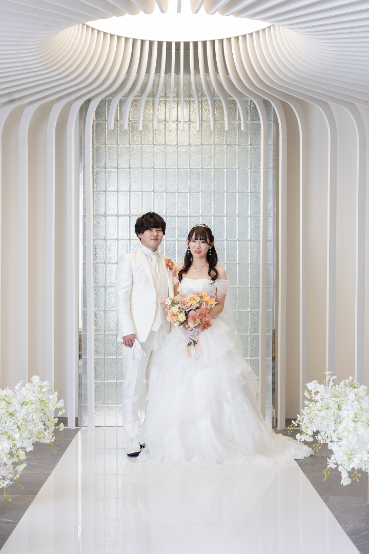 熊本チャペル　フォトウエディングレポート　No.51　チャペルでイルミネーションフォト