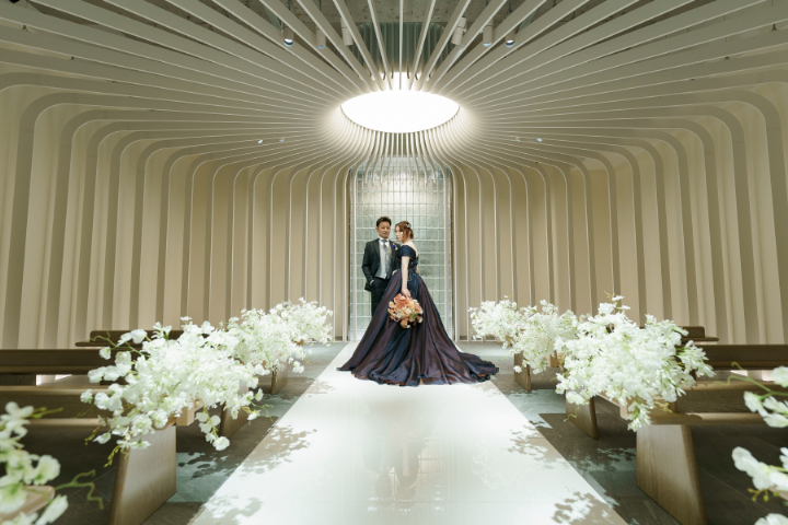 小さな結婚式熊本店　フォトウエディングレポート　No.３　カラードレスでフォトウエディング