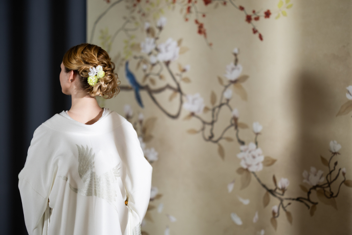 熊本チャペル フォトウエディングレポート No.61 【国際結婚カップル】和装スタジオプラン